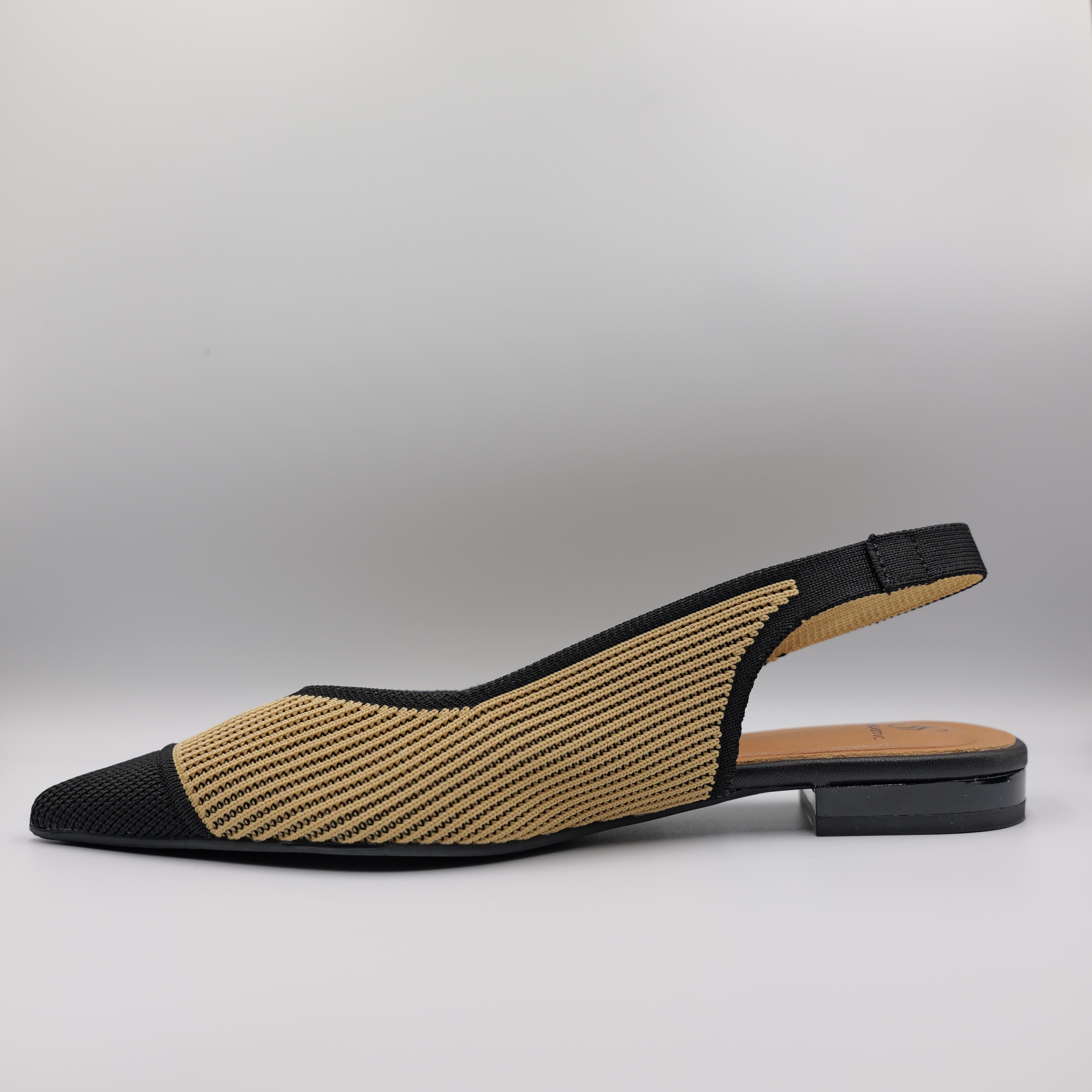 Miss Elastic - Slingback in tessuto con elastico
