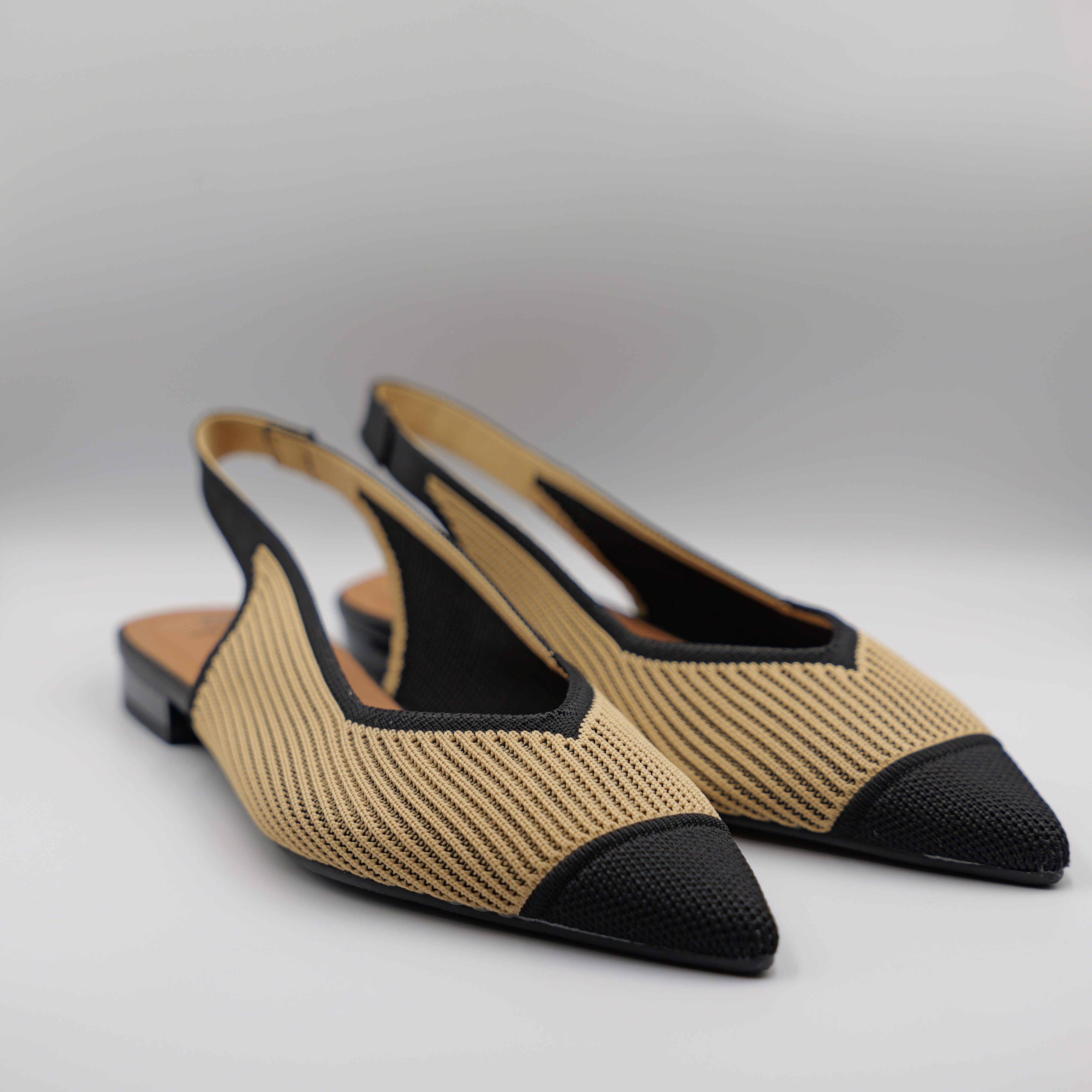 Miss Elastic - Slingback in tessuto con elastico