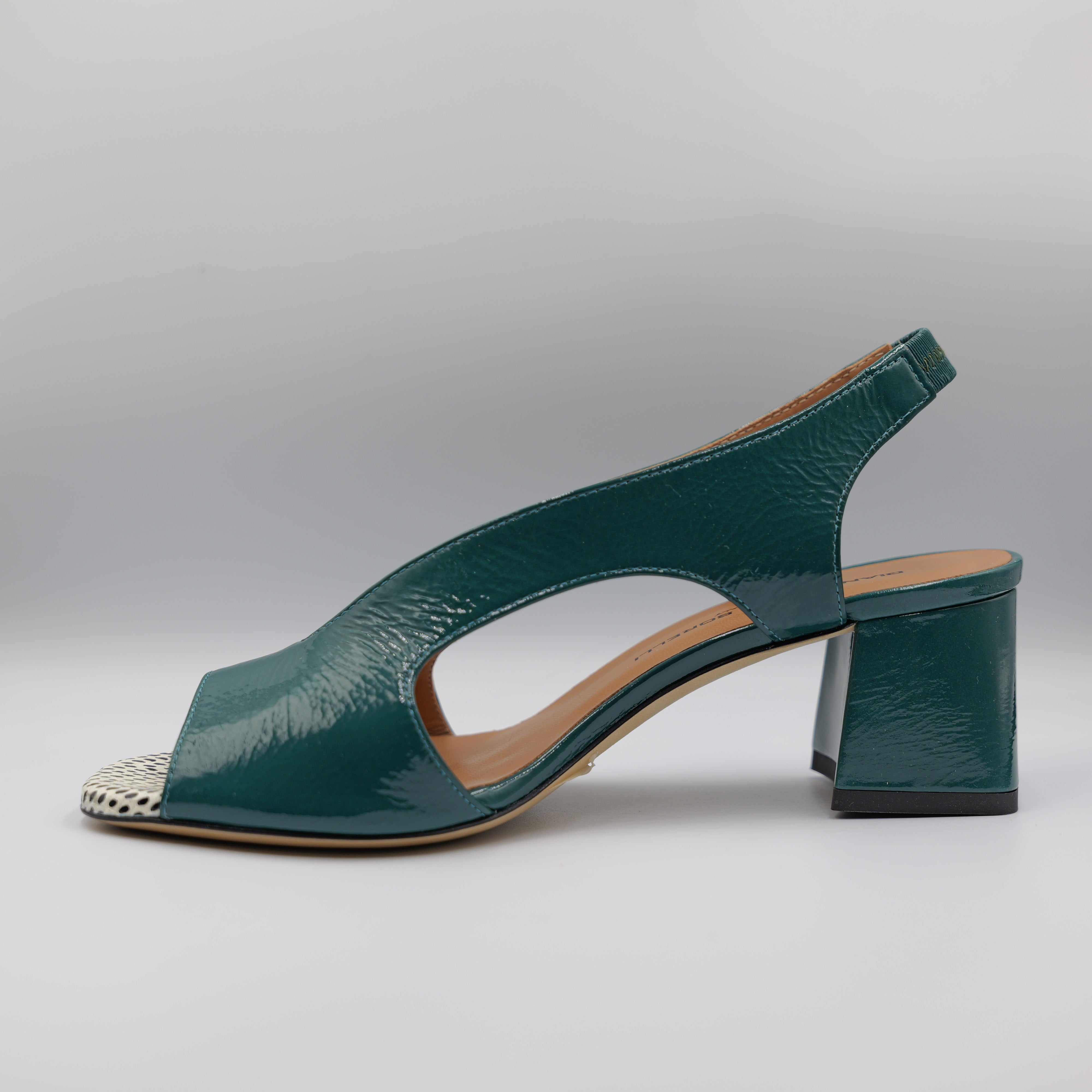 Gianmarco Sorelli - Sandalo con elastico in vernice