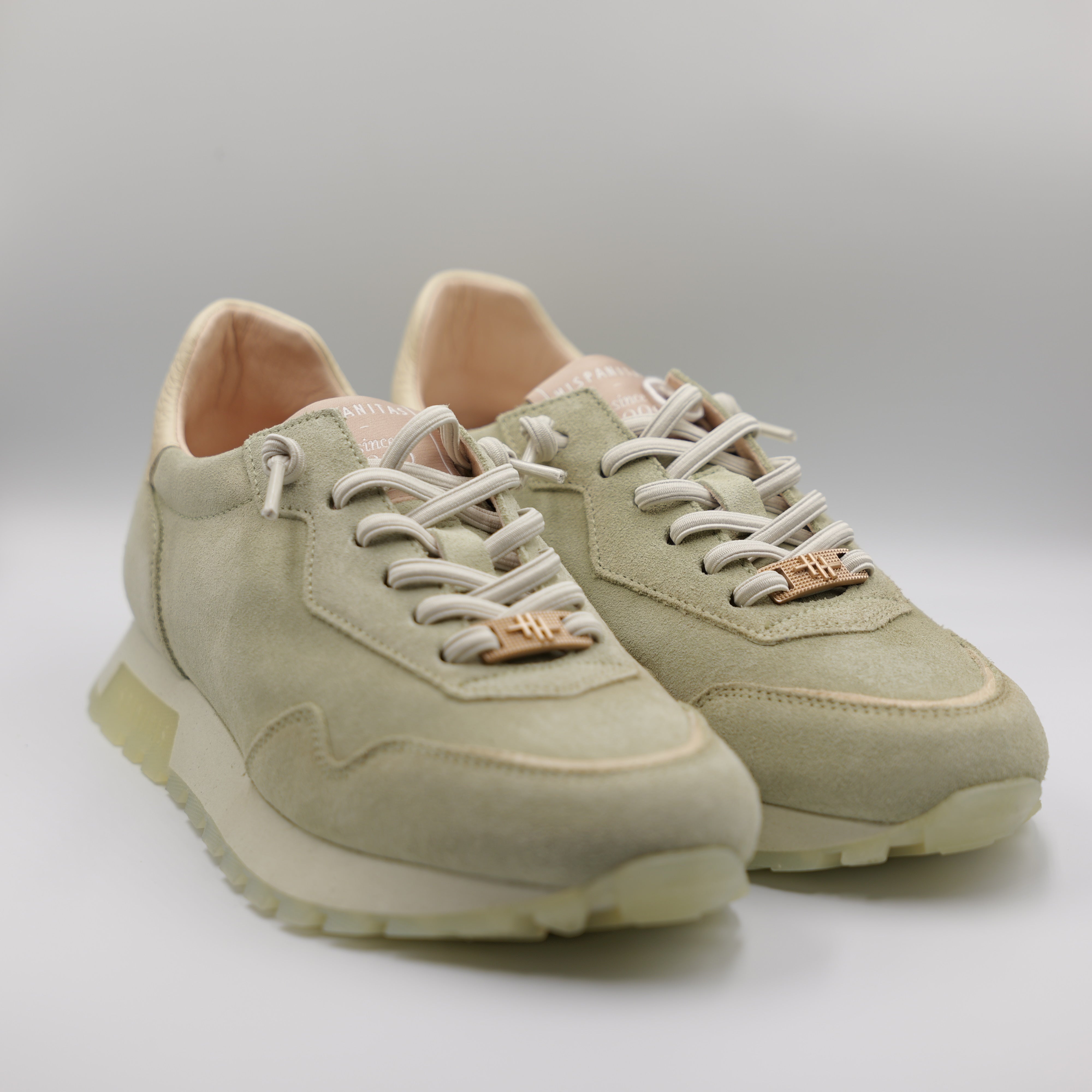 Hispanitas-Sneakers in camoscio con lacci elastici