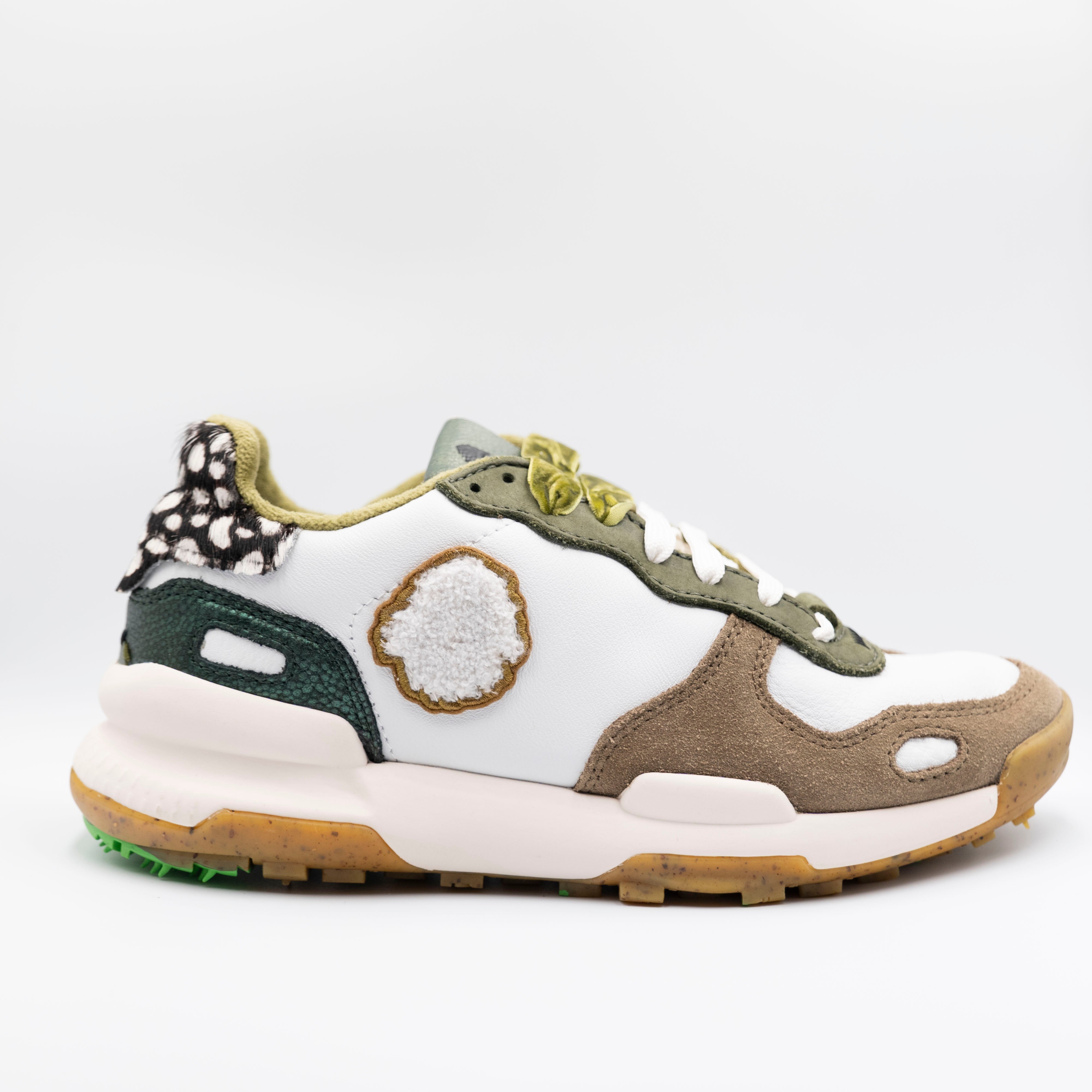 Satorisan - Sneakers in pelle e camoscio con doppio laccio