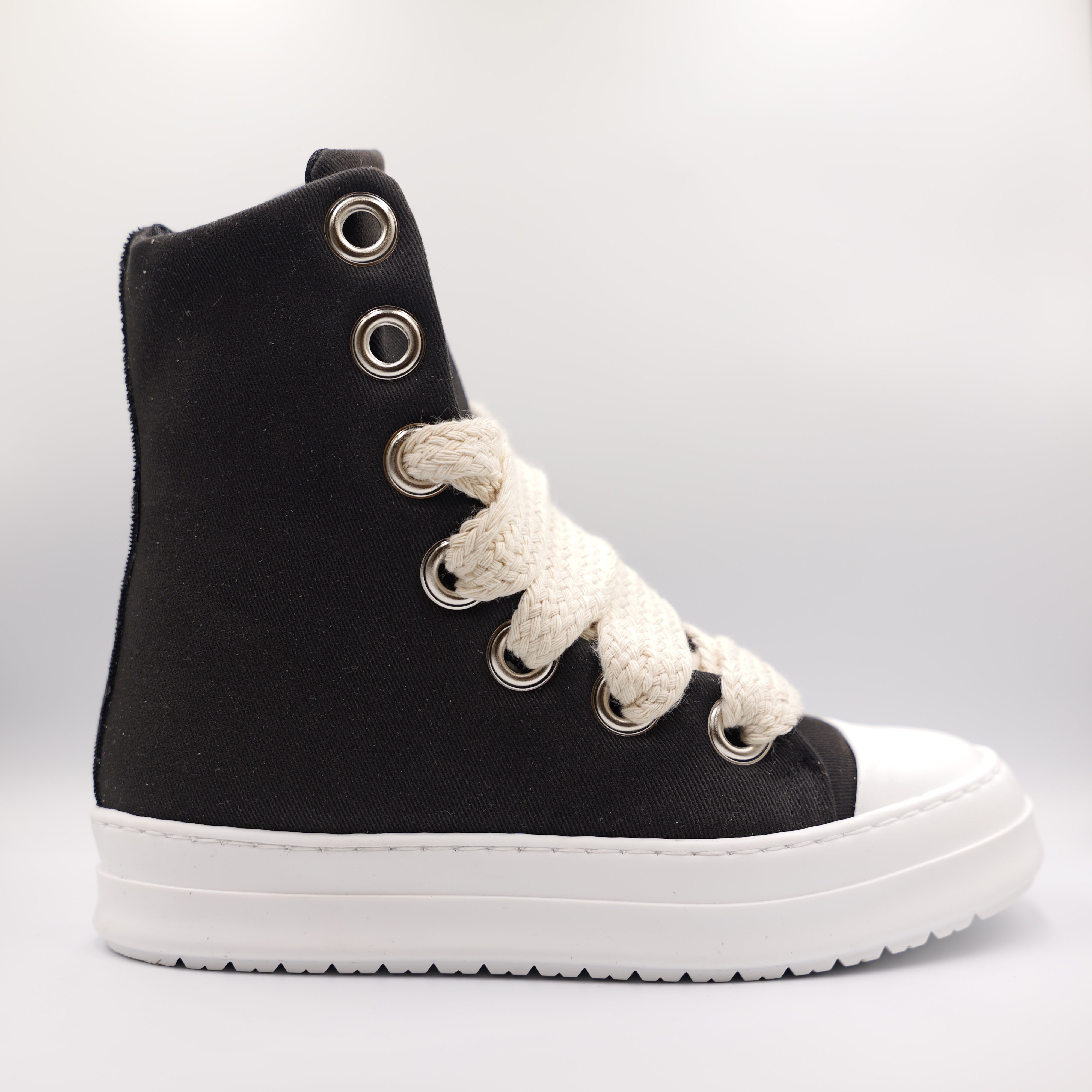 Jammers London -  Sneakers stivaletto in tessuto con lacci Tore Over