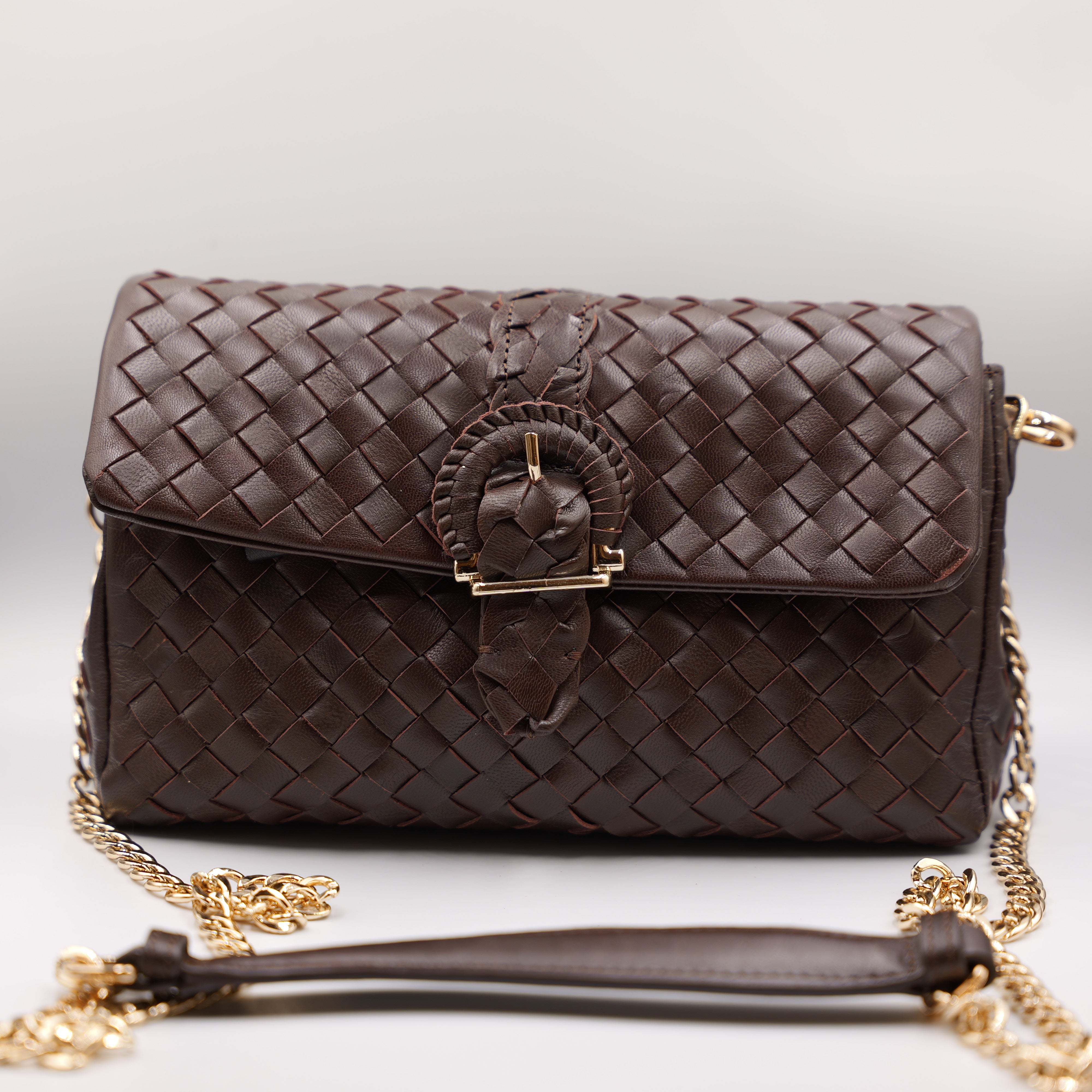 Pons Quintana - Borsa in pelle intrecciata