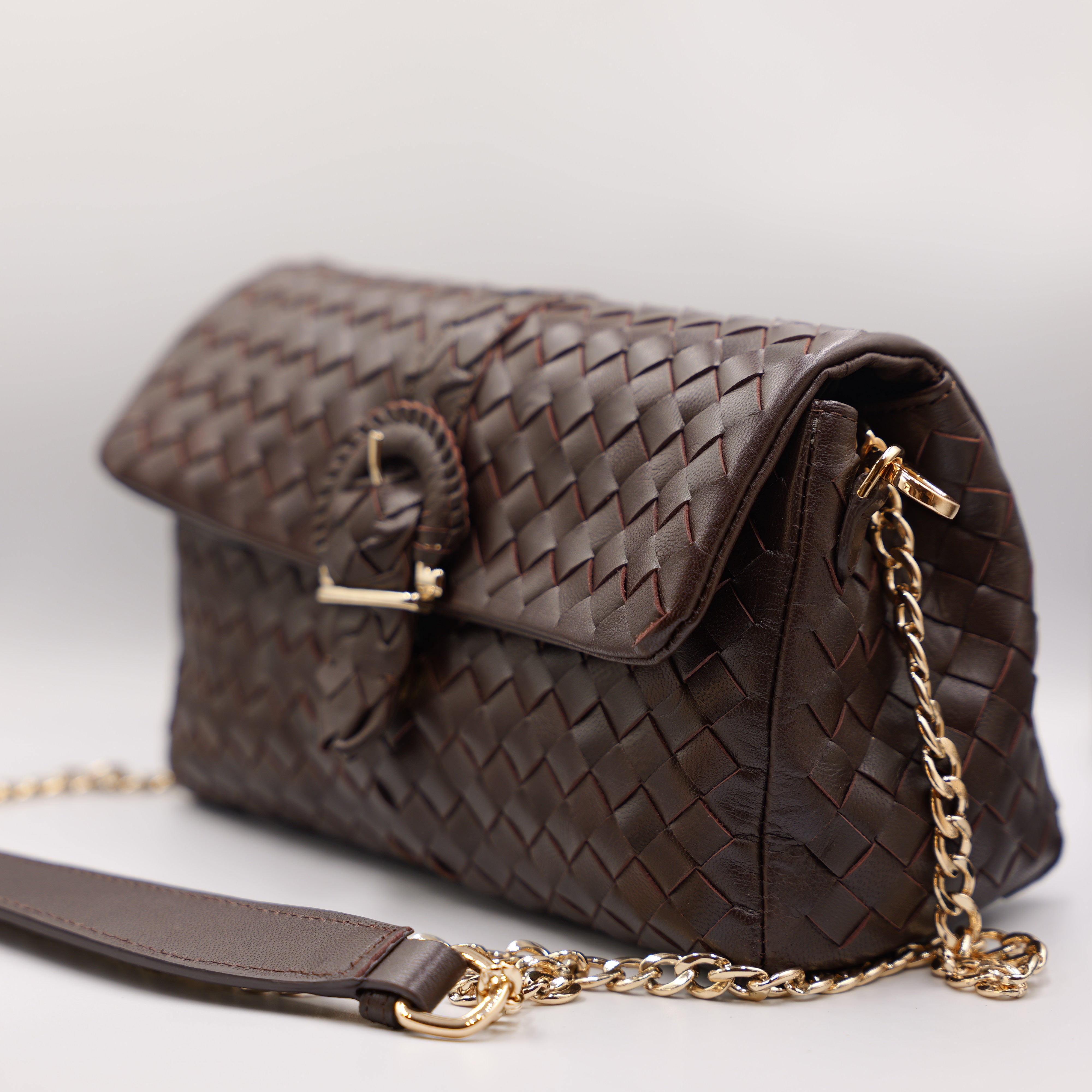 Pons Quintana - Borsa in pelle intrecciata