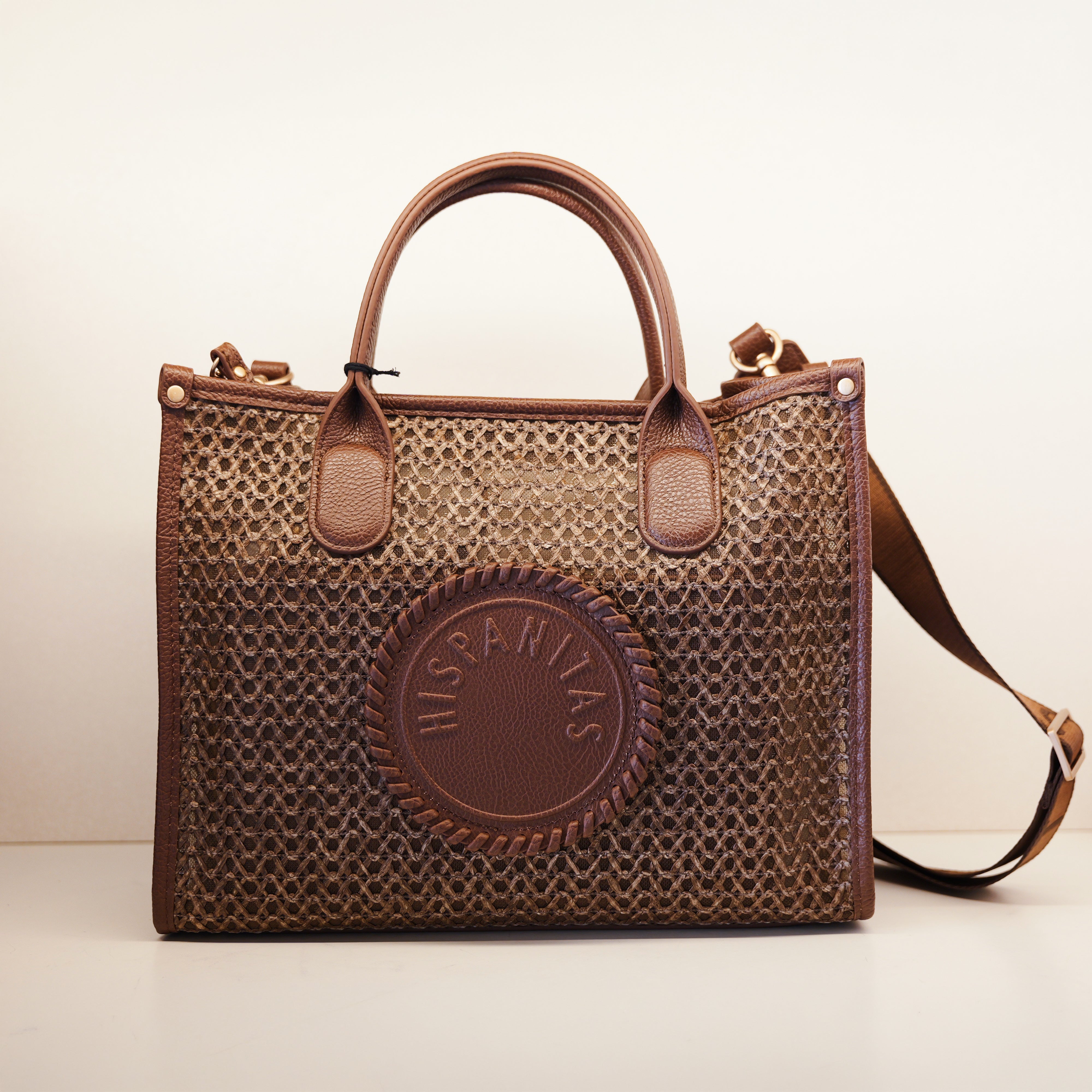 Hispanitas - Bosa in borsa pelle rafia