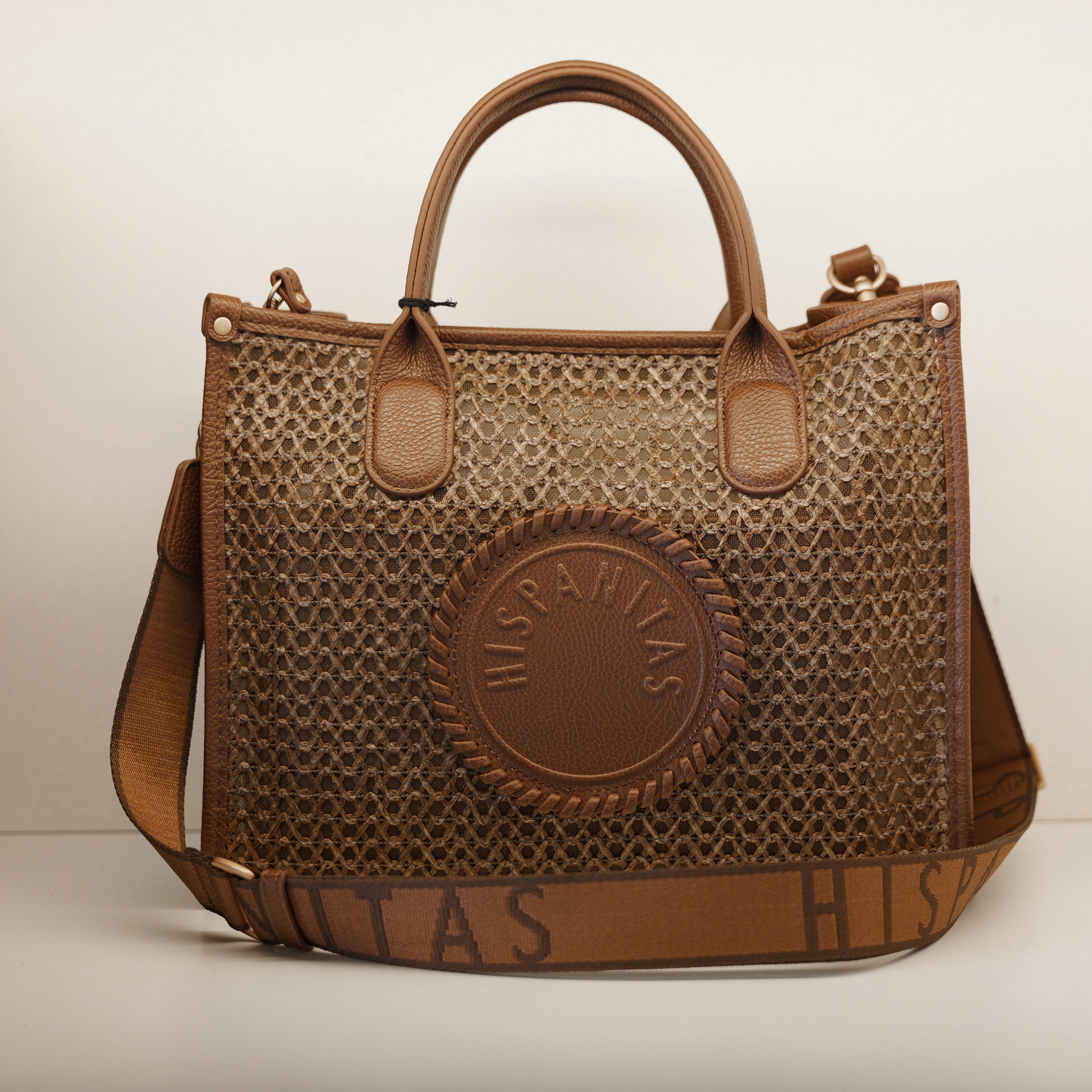 Hispanitas - Bosa in borsa pelle rafia