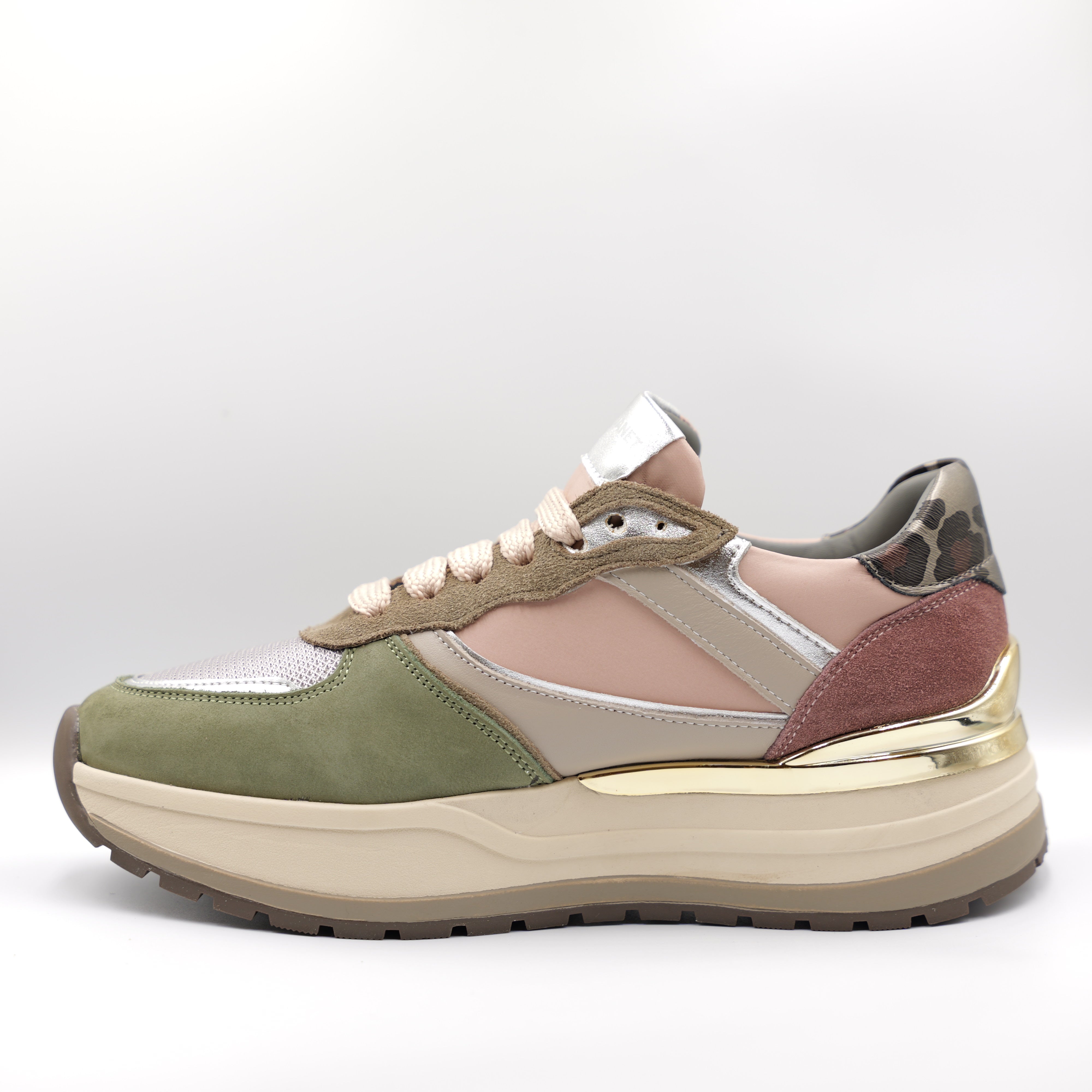 Janet&Janet - Sneakers in camoscio multicolor