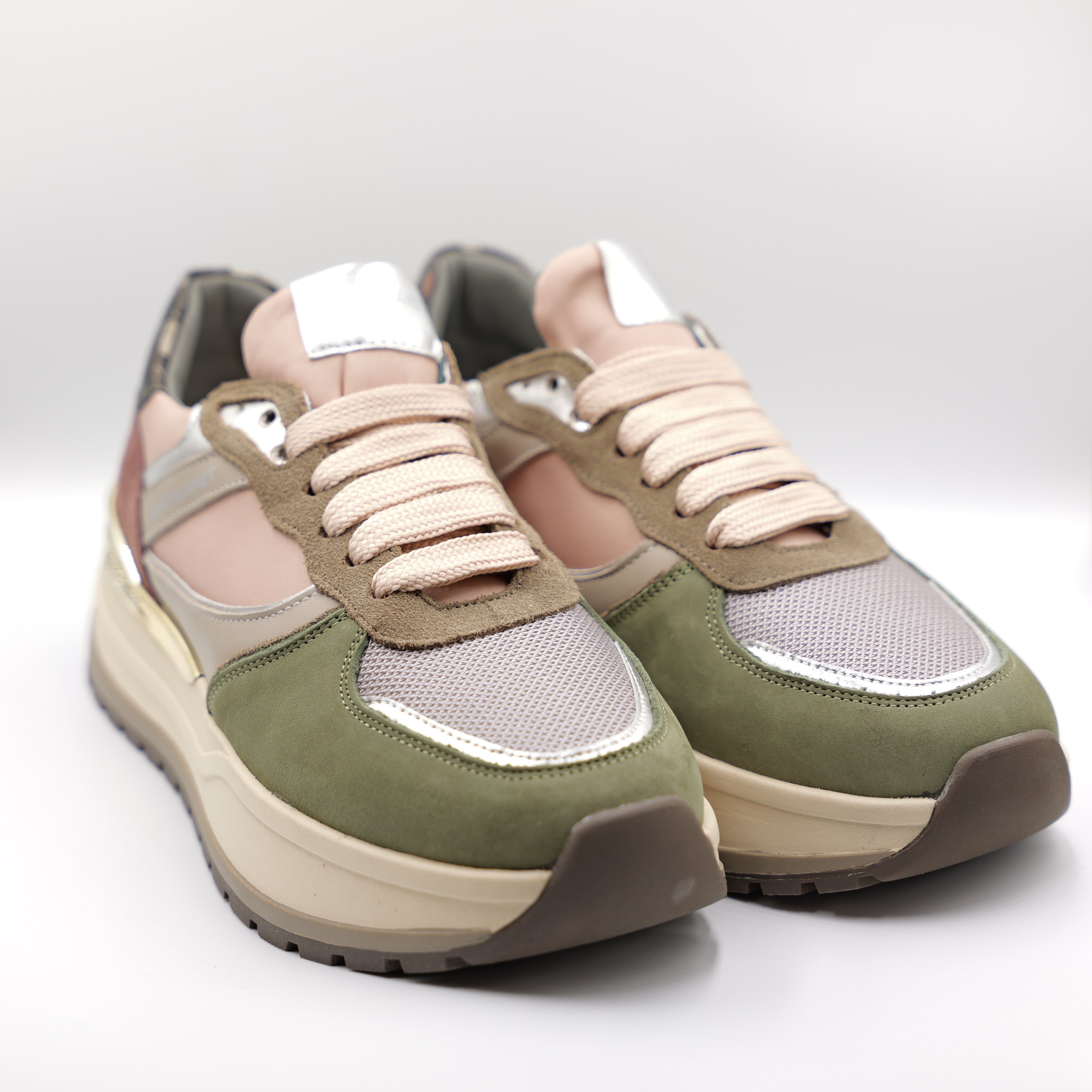Janet&Janet - Sneakers in camoscio multicolor