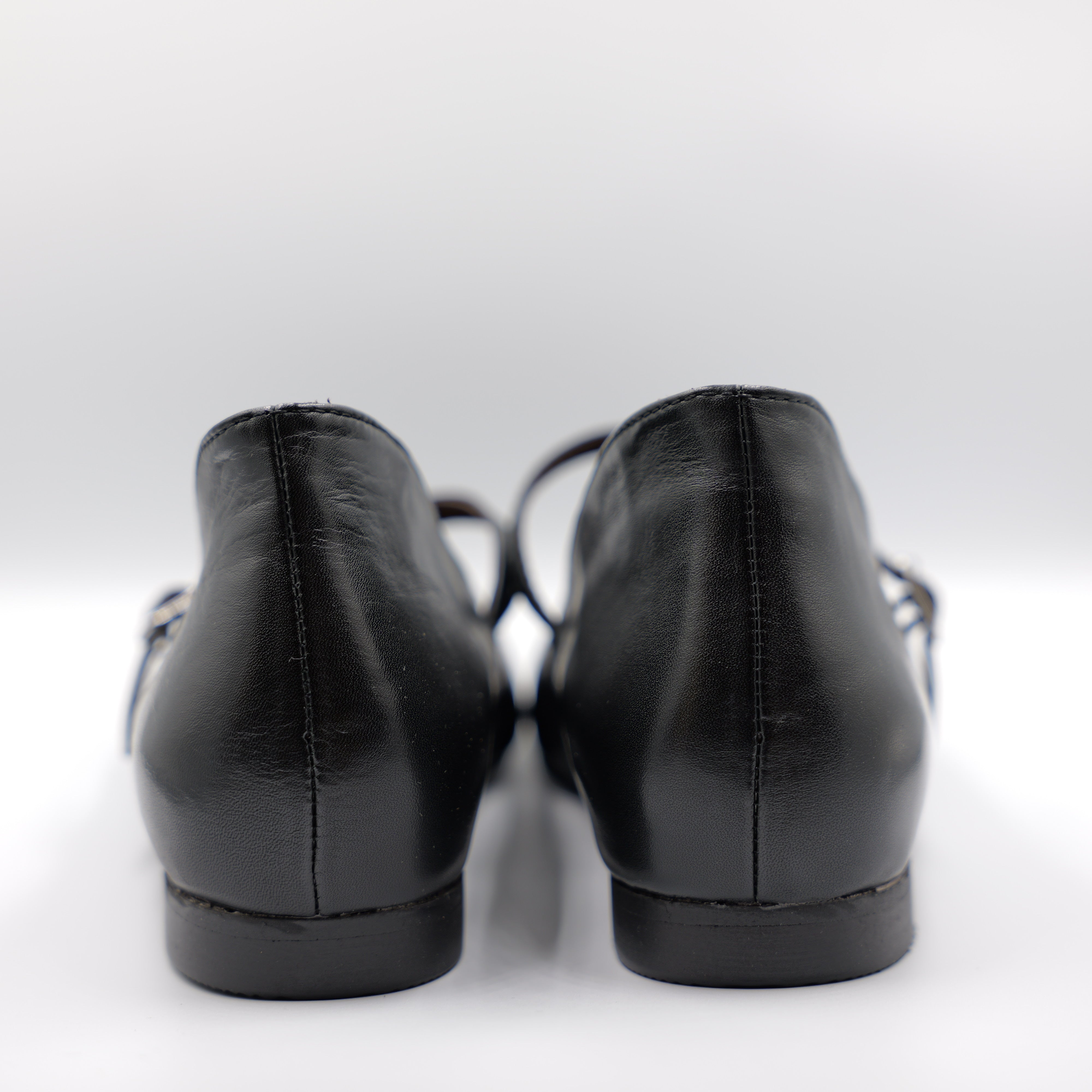 La Vitrina - Ballerine in pelle con cinturino