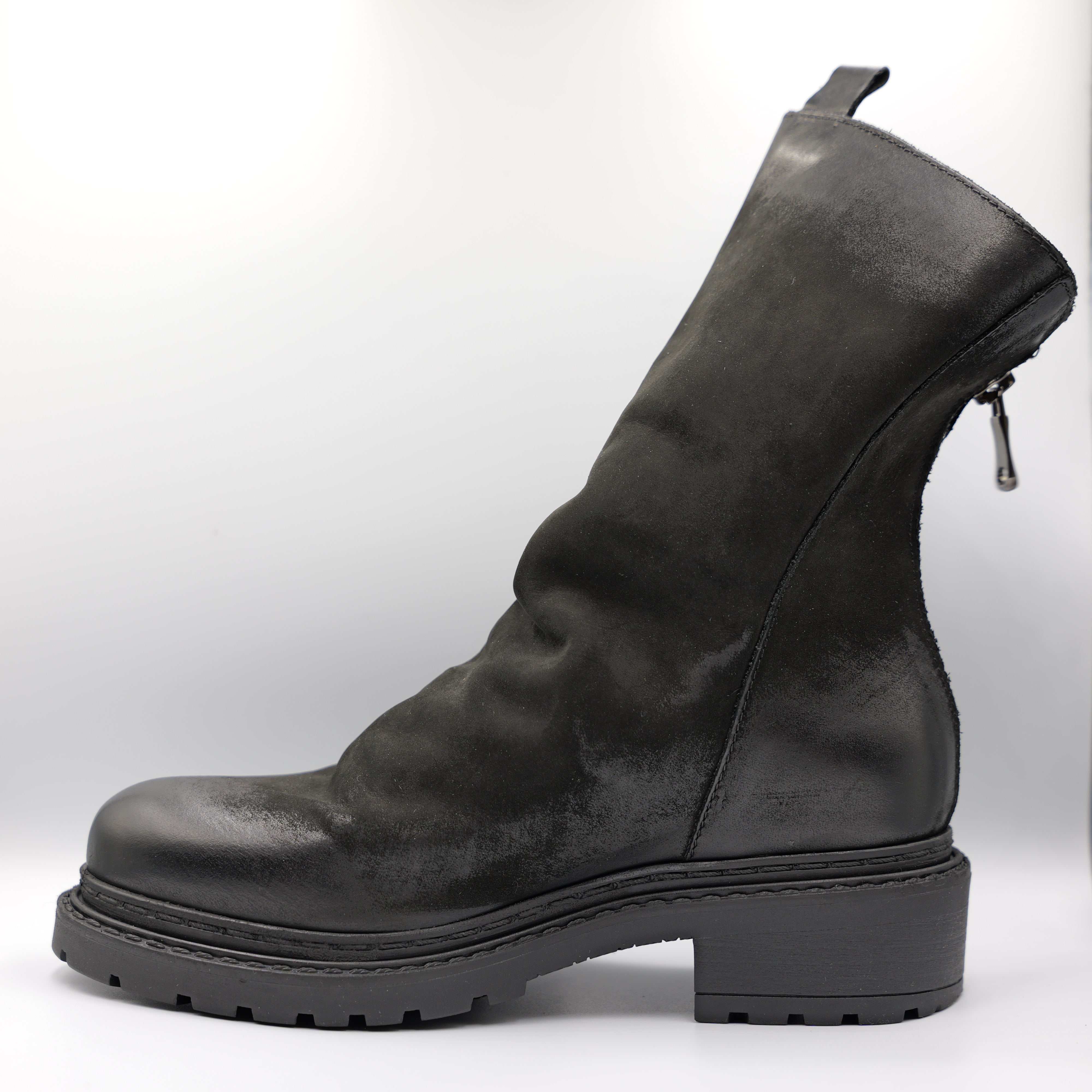 Metisse - Stivaletti in nabuk con zip