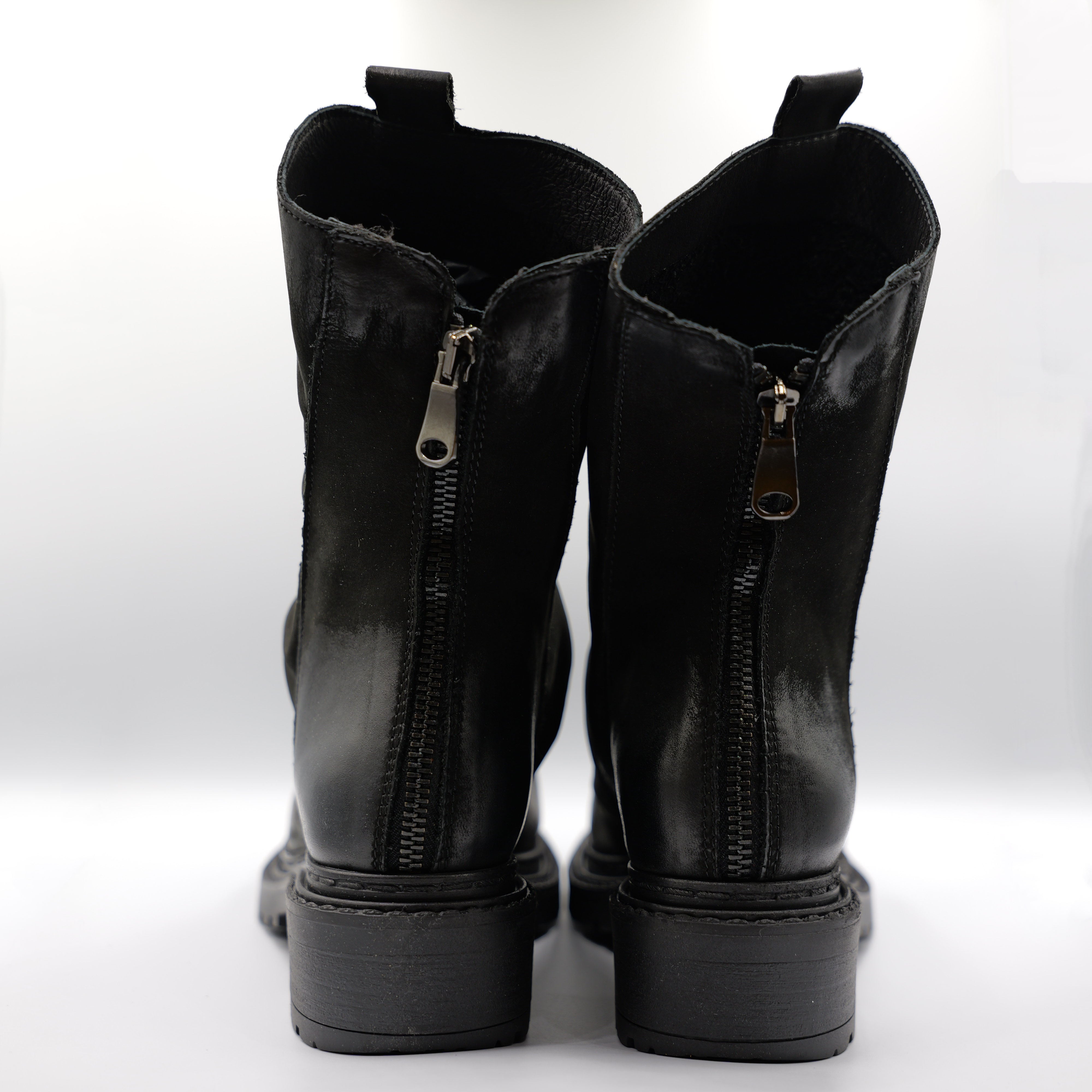 Metisse - Stivaletti in nabuk con zip