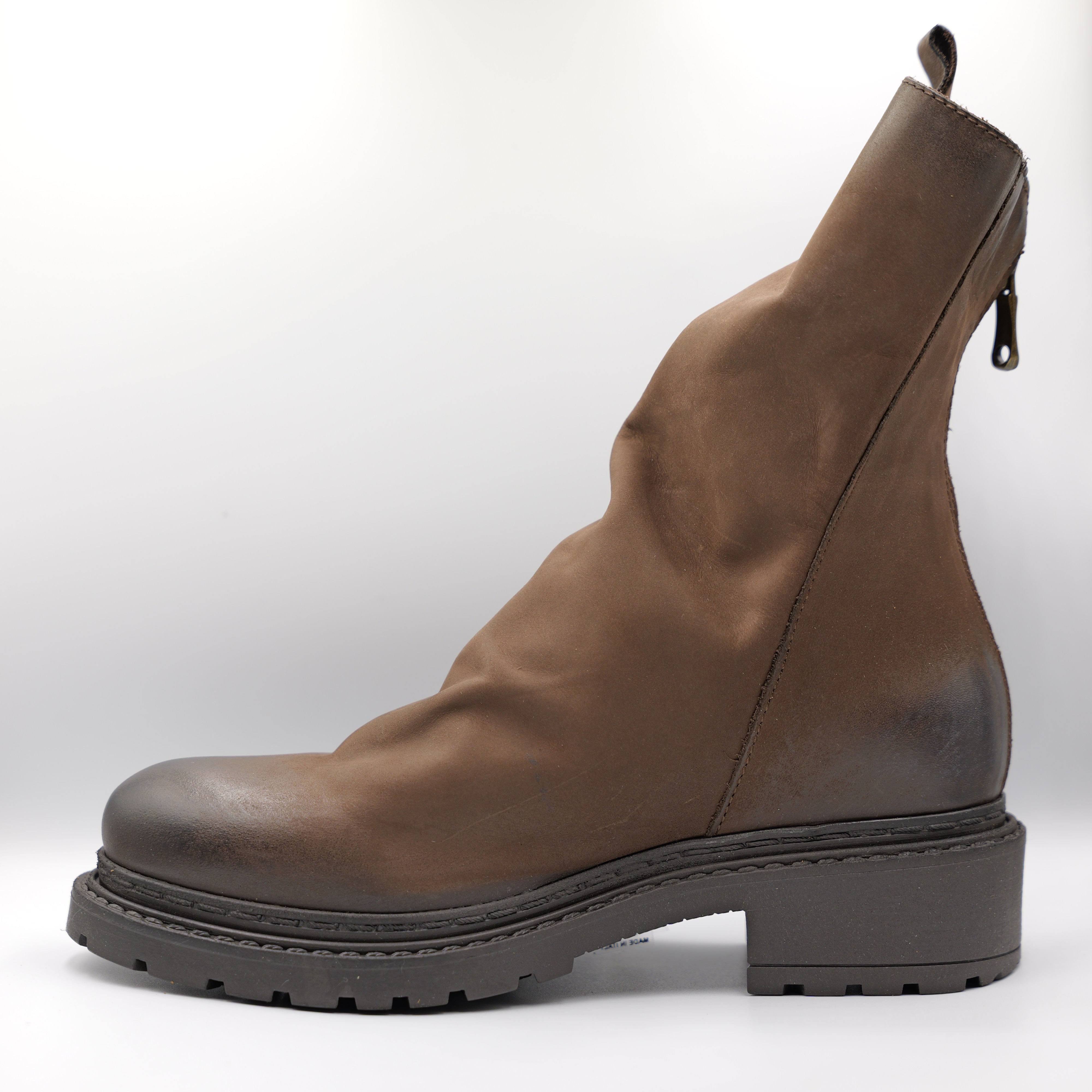 Metisse - Stivaletti in nabuk con zip