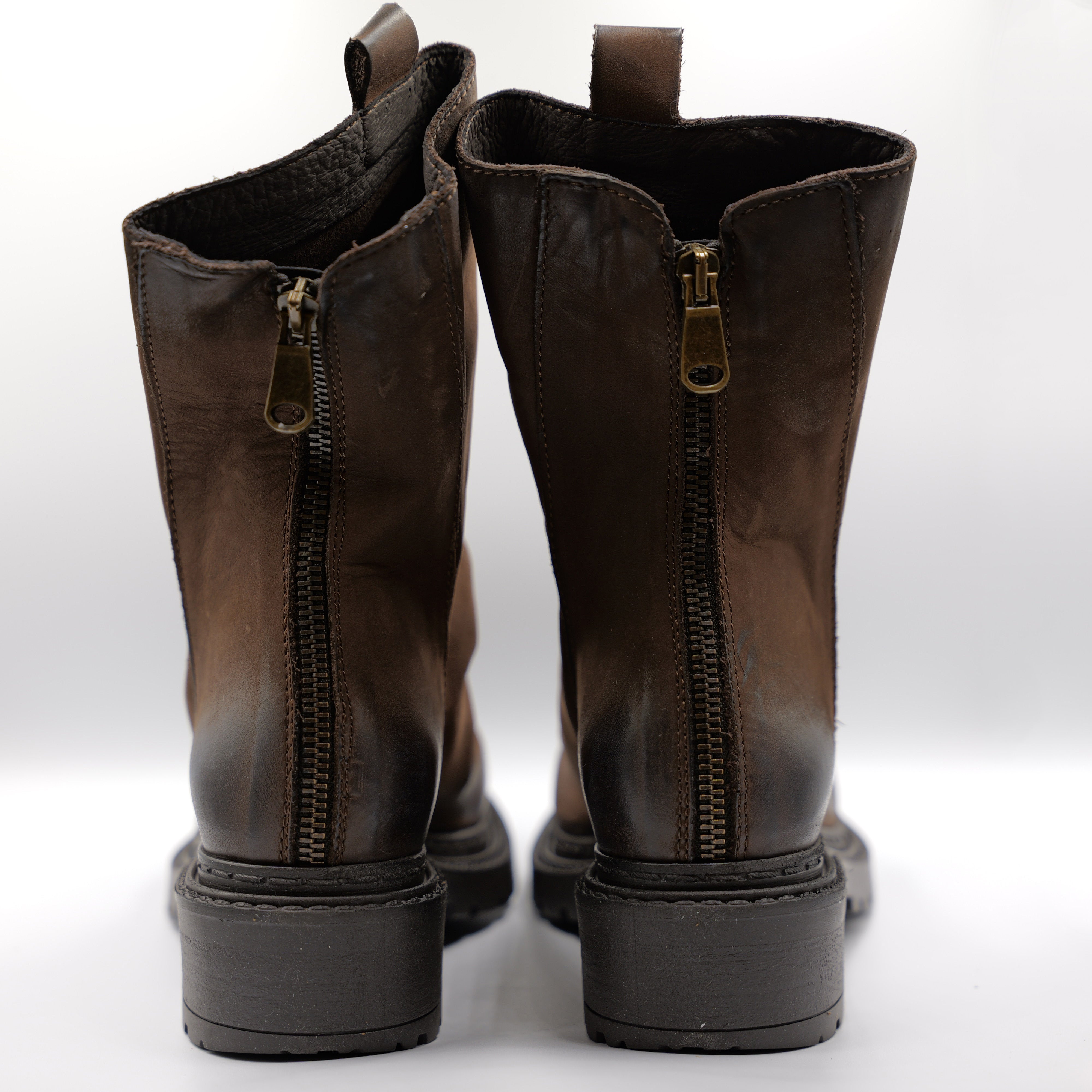 Metisse - Stivaletti in nabuk con zip