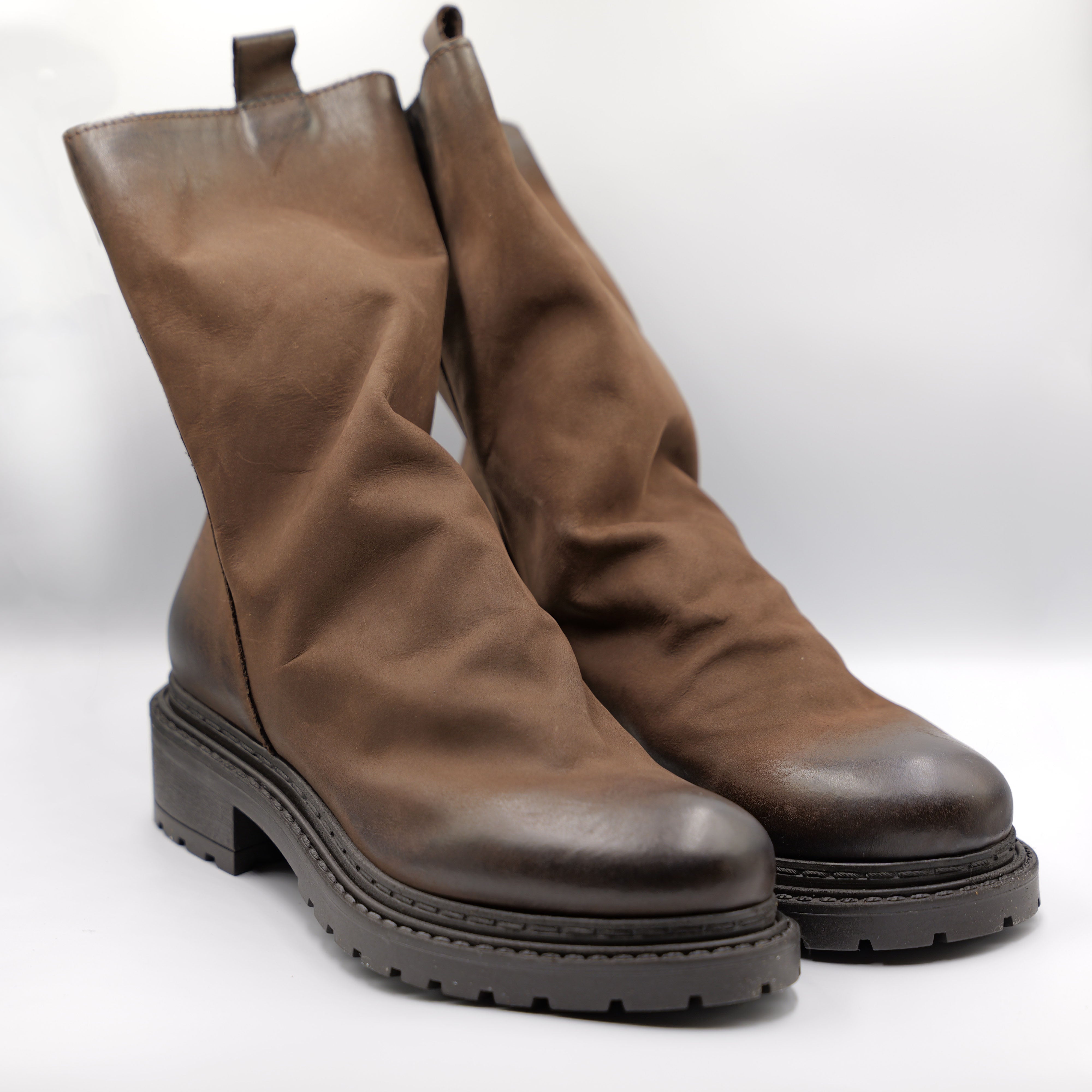 Metisse - Stivaletti in nabuk con zip