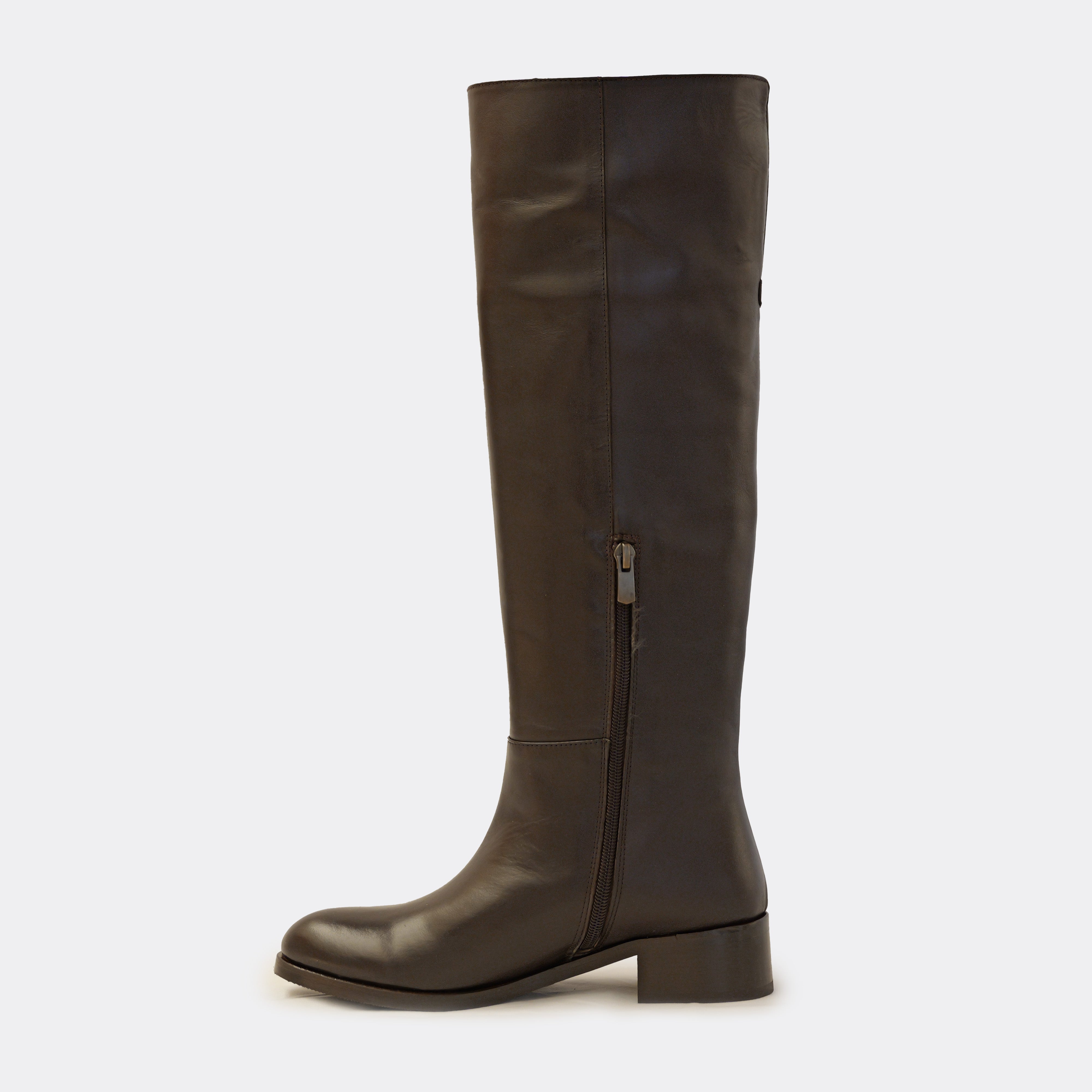 Albano - Stivali in pelle mezza zip