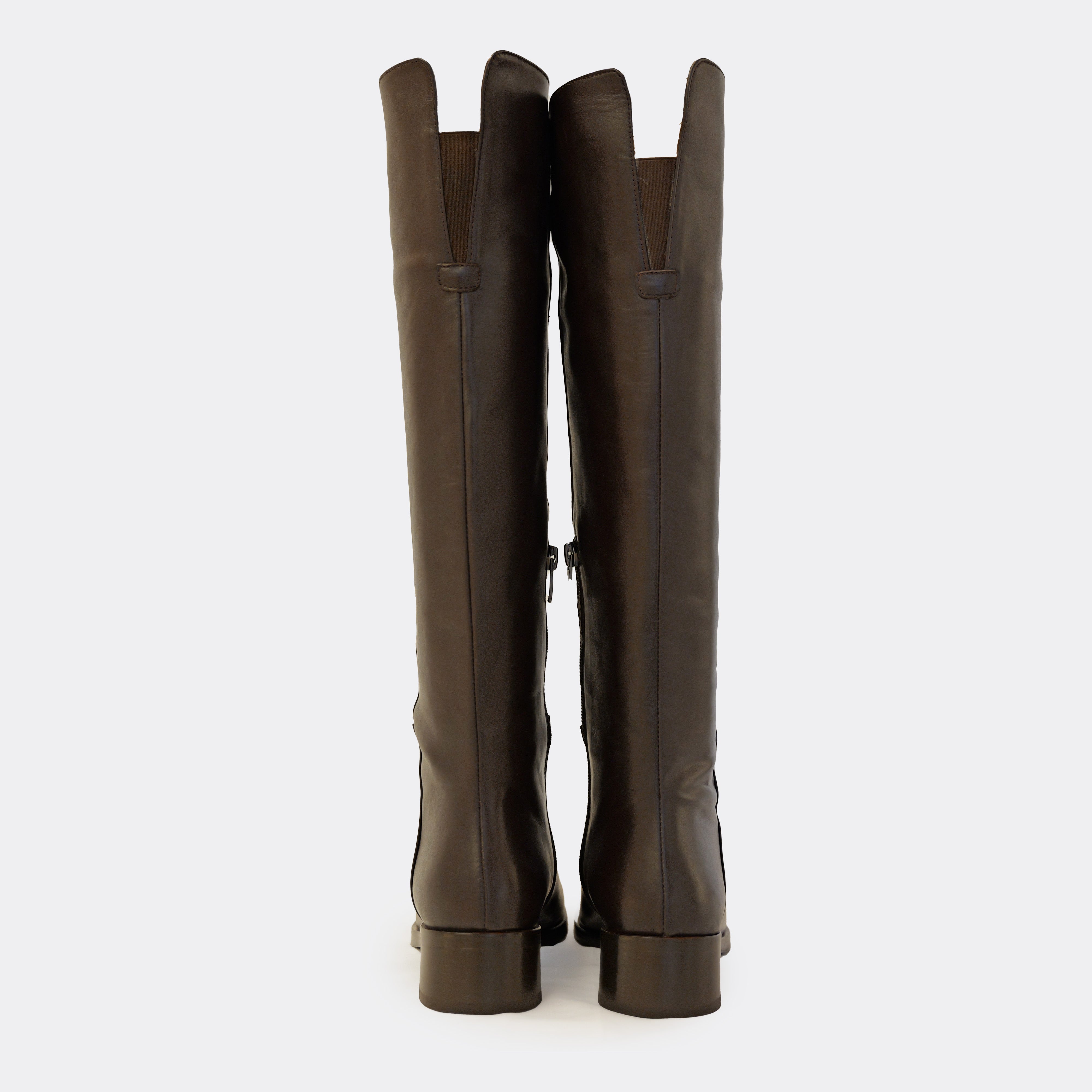 Albano - Stivali in pelle mezza zip