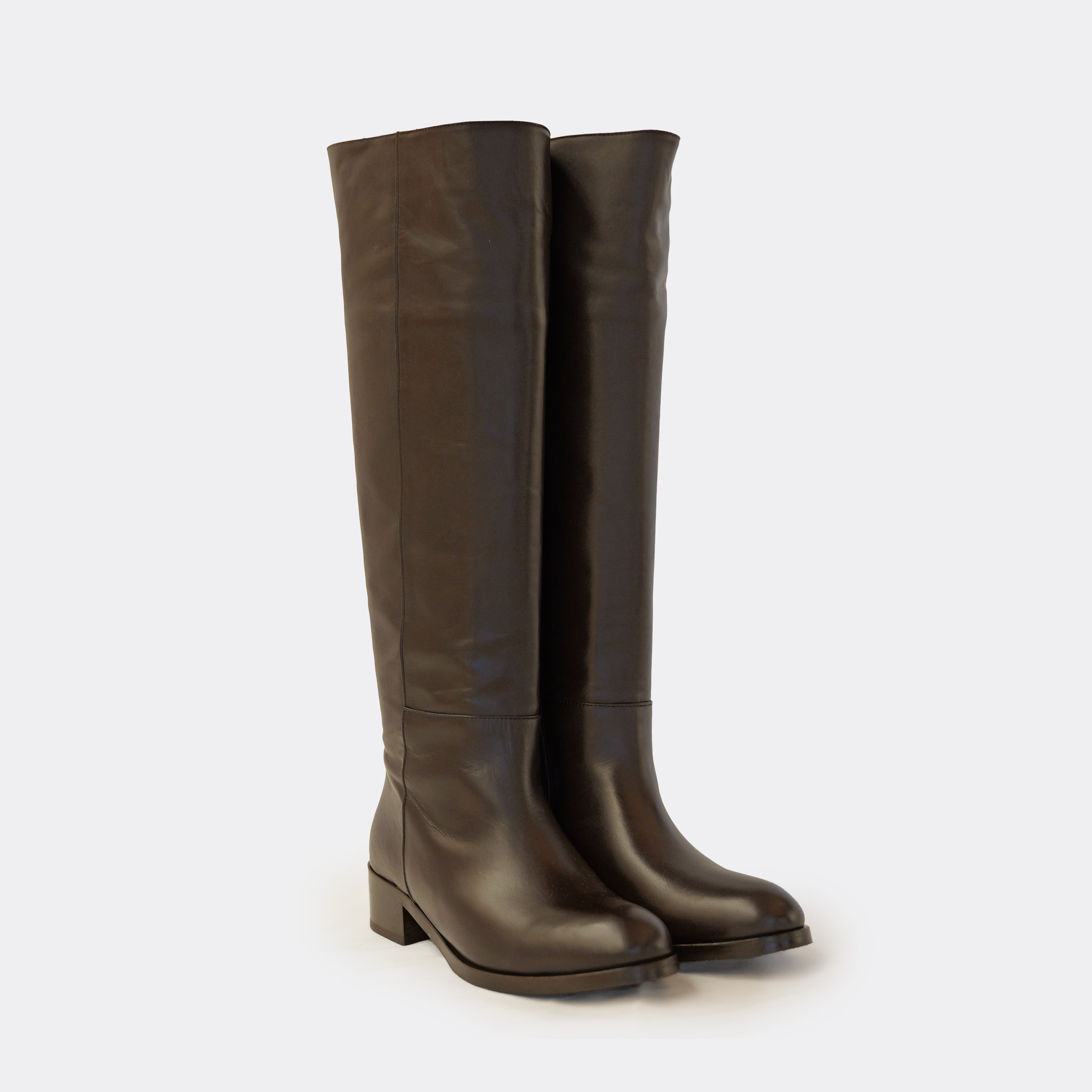 Albano - Stivali in pelle mezza zip