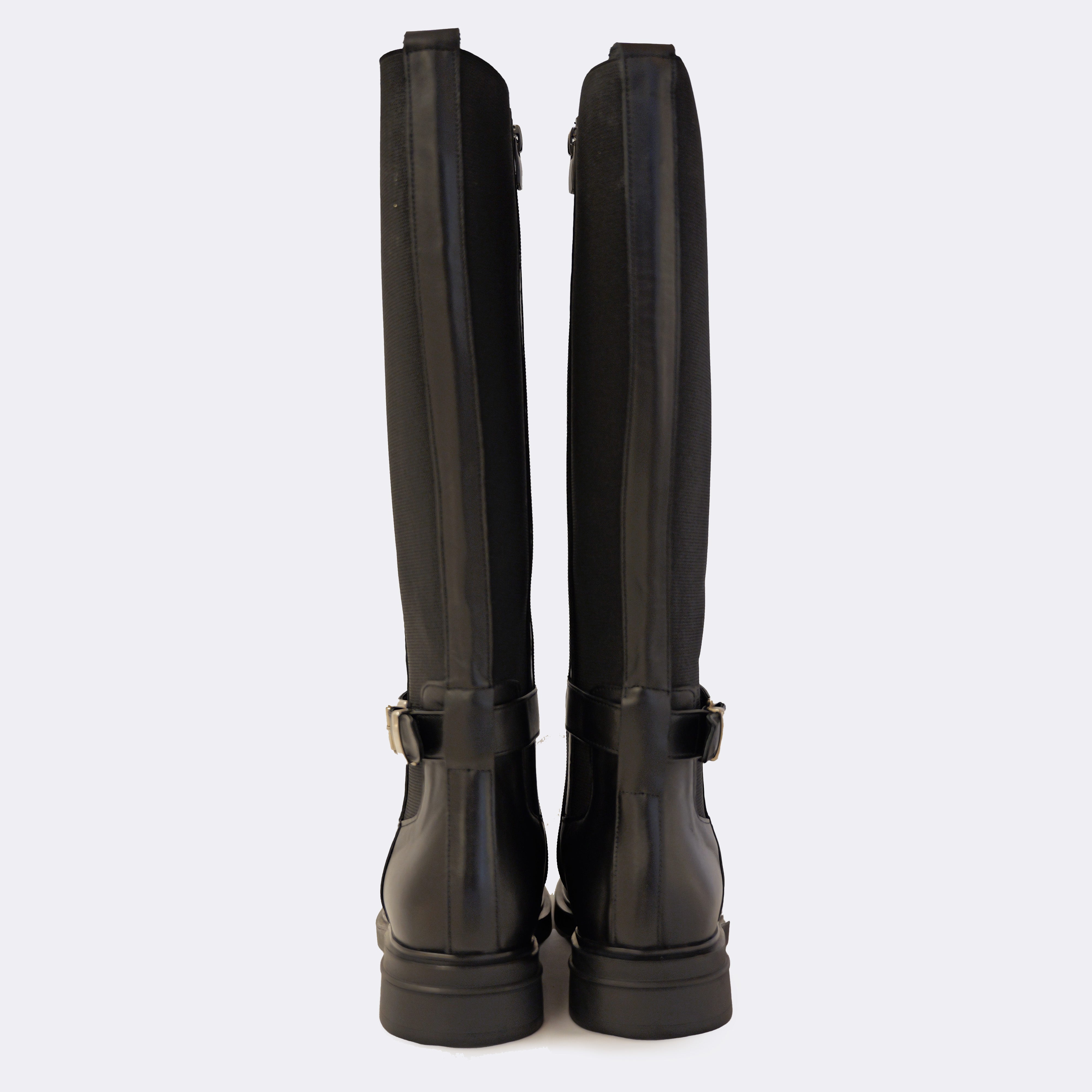 Albano - Stivali in pelle con elastico e zip