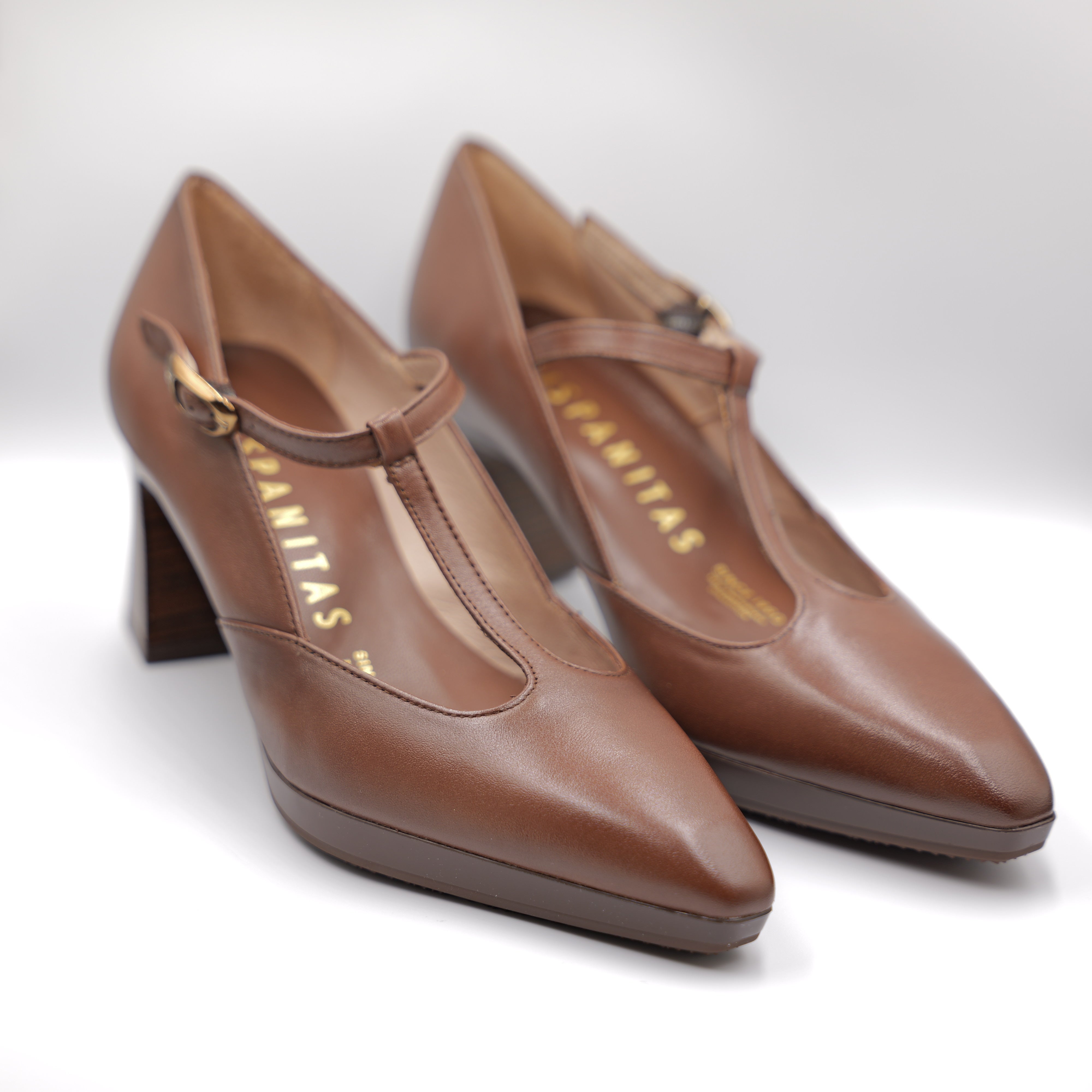 Hispanitas - Dècolletè in pelle con cinturino