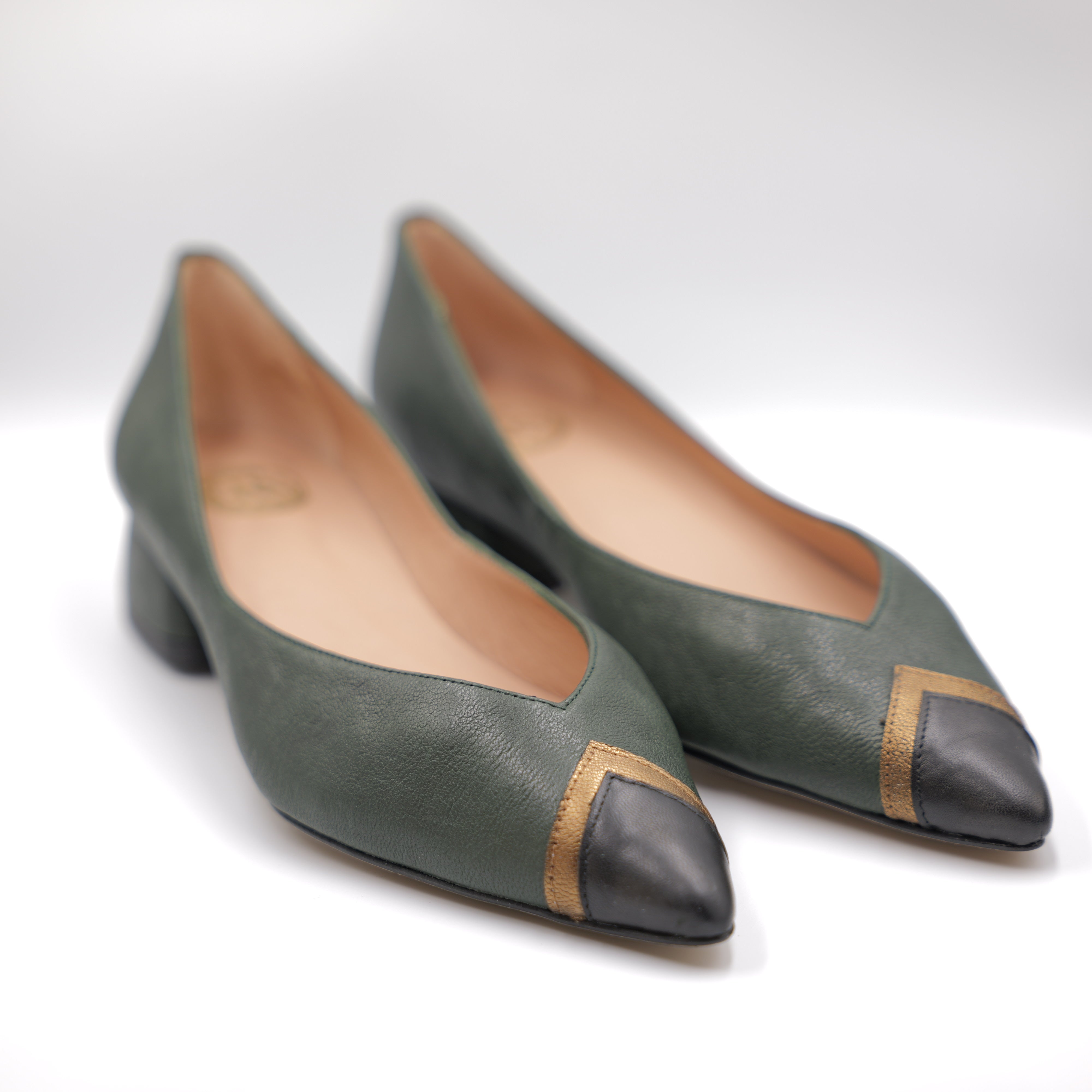 Ora - Ballerine in pelle scollo a punta