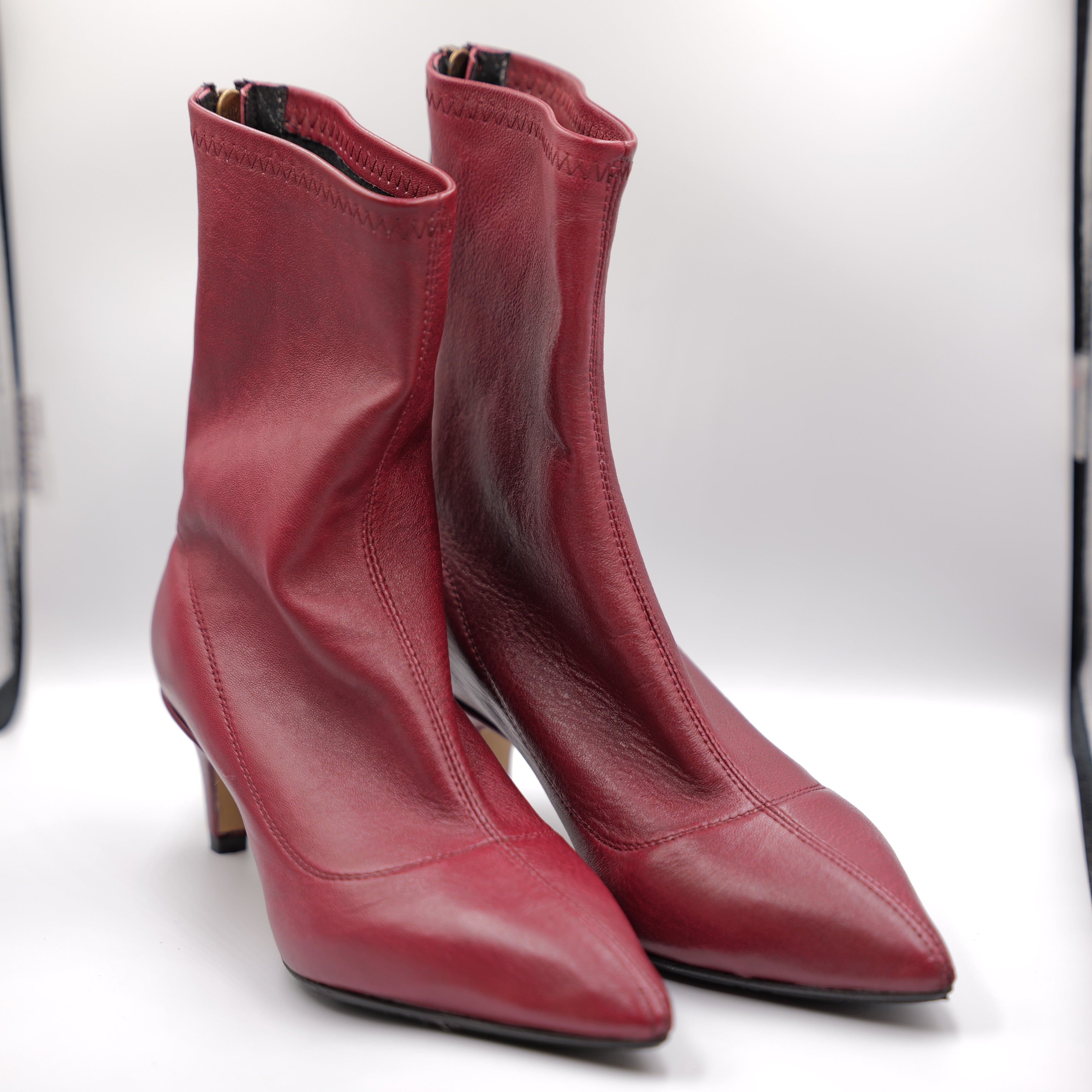 L'arianna - Tronchetti in nappa elasticizzati con zip