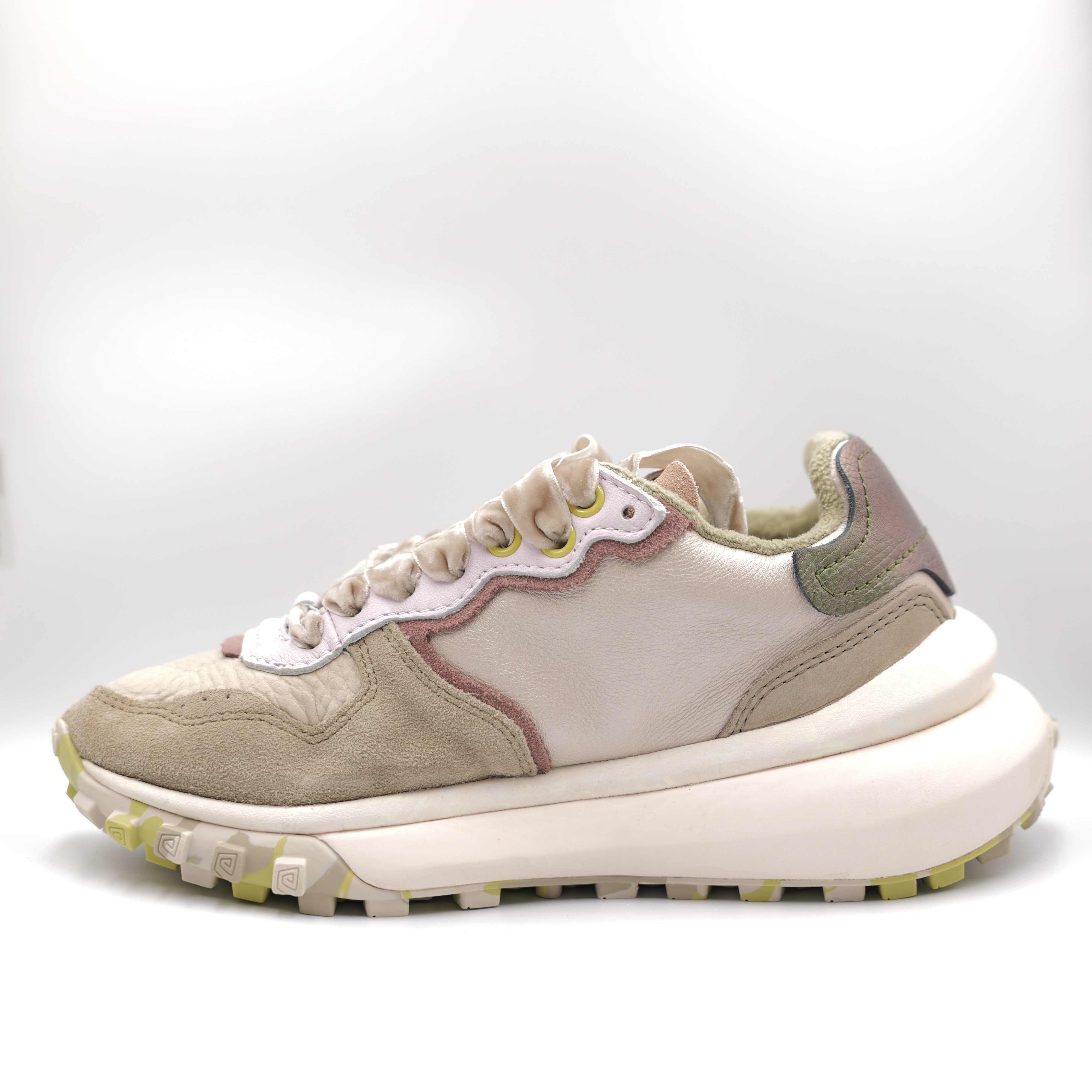 Satorisan - Sneakers in pelle e camoscio