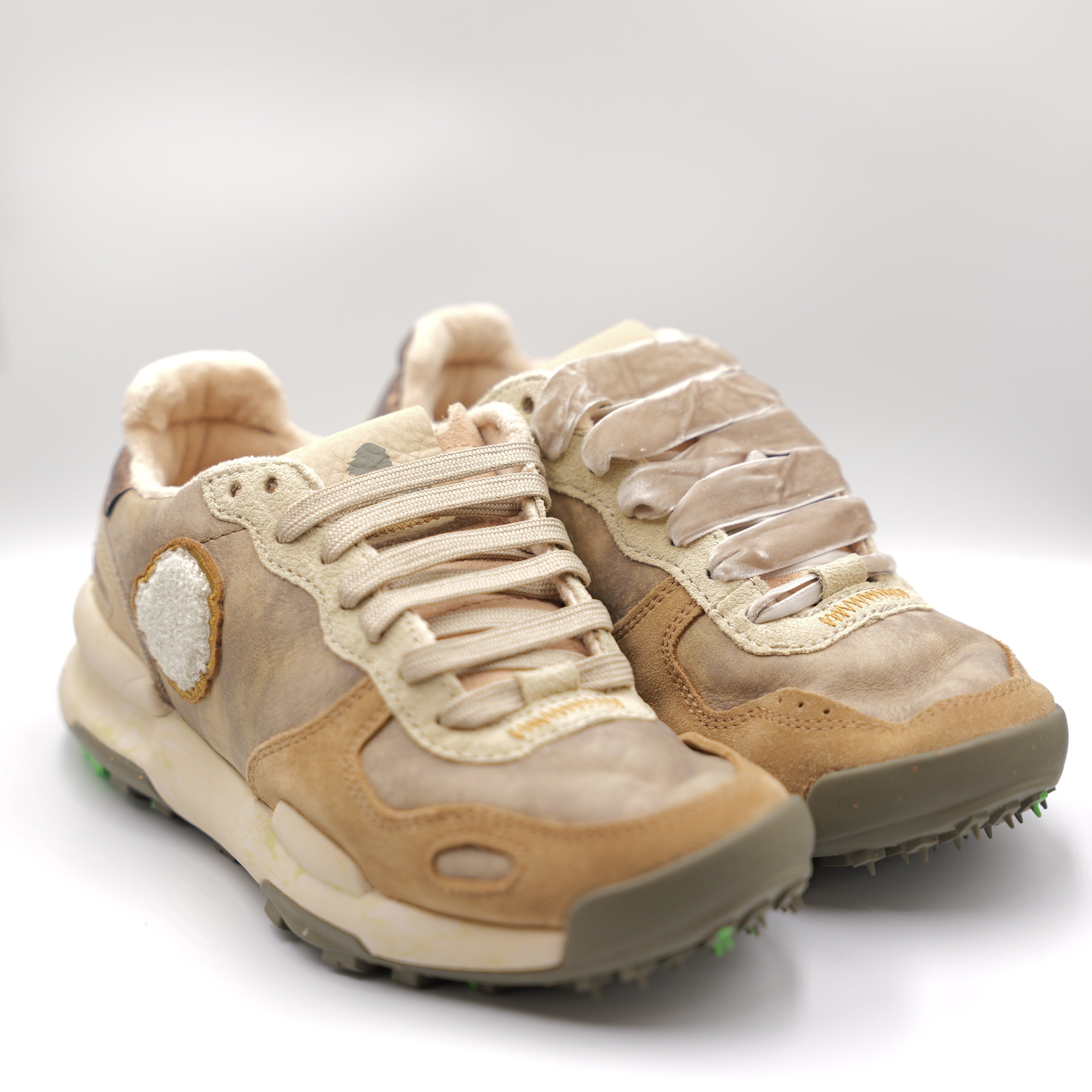 Satorisan - Sneakers in pelle e camoscio