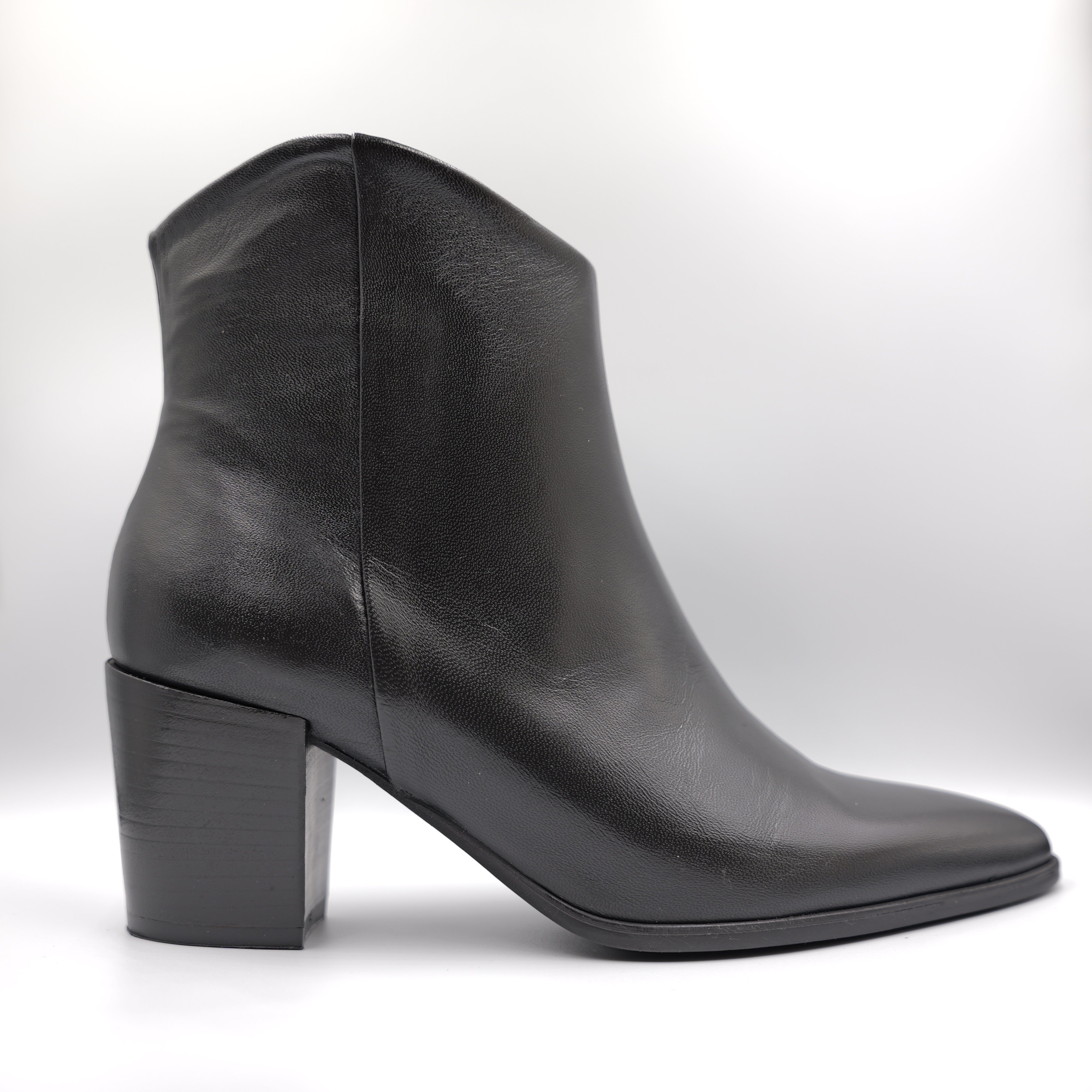 Ancamy - Tronchetti in pelle con zip