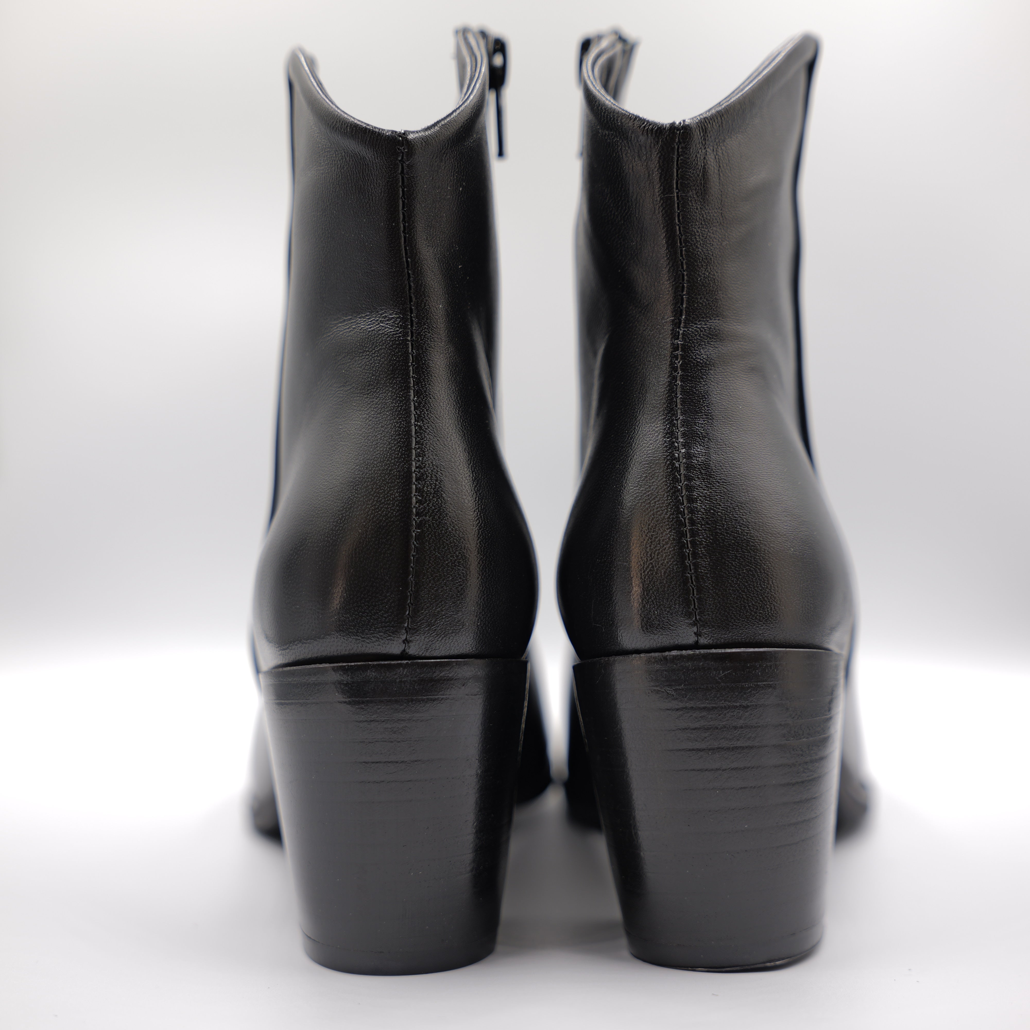 Ancamy - Tronchetti in pelle con zip