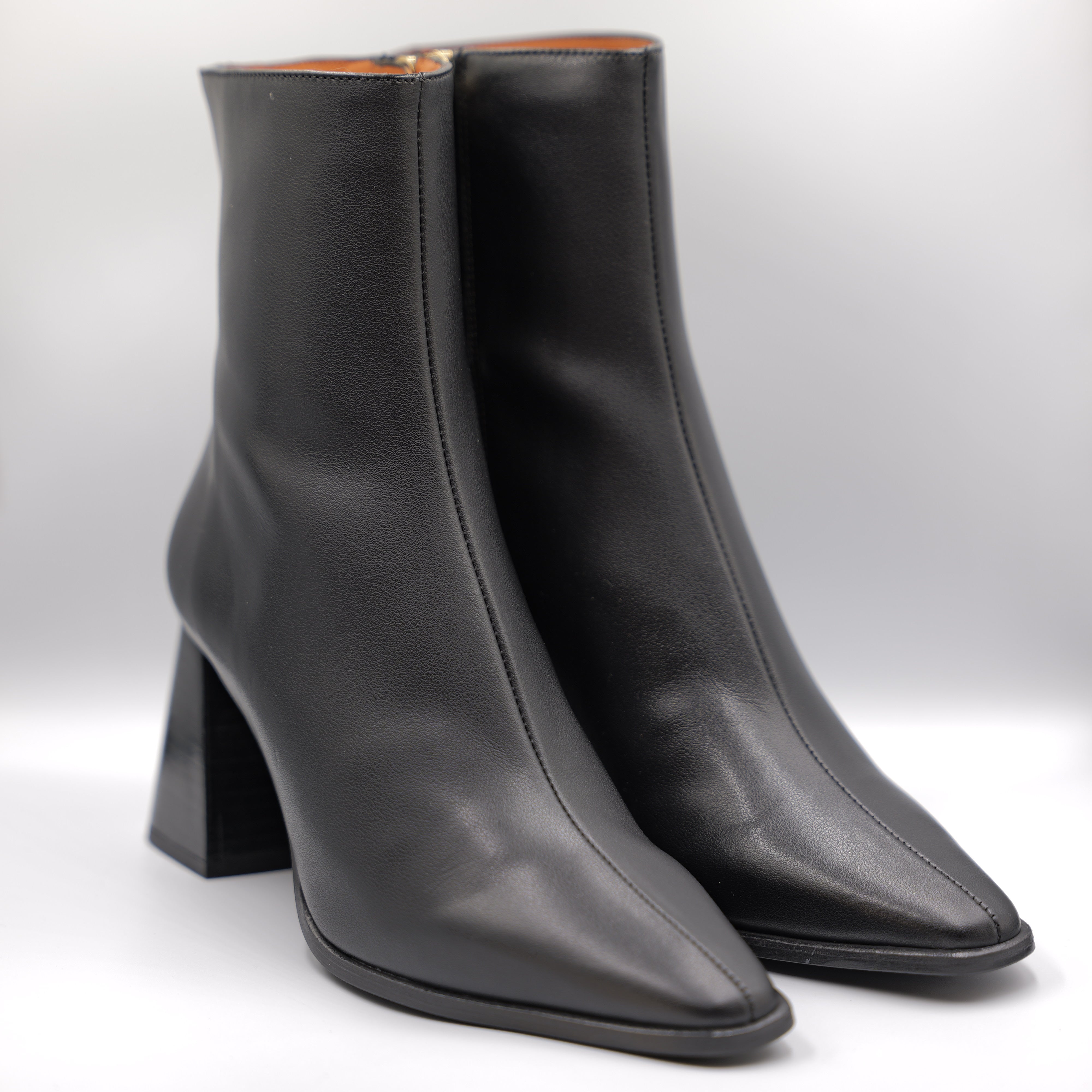 Angel Alarcon - Tronchetti in pelle con zip