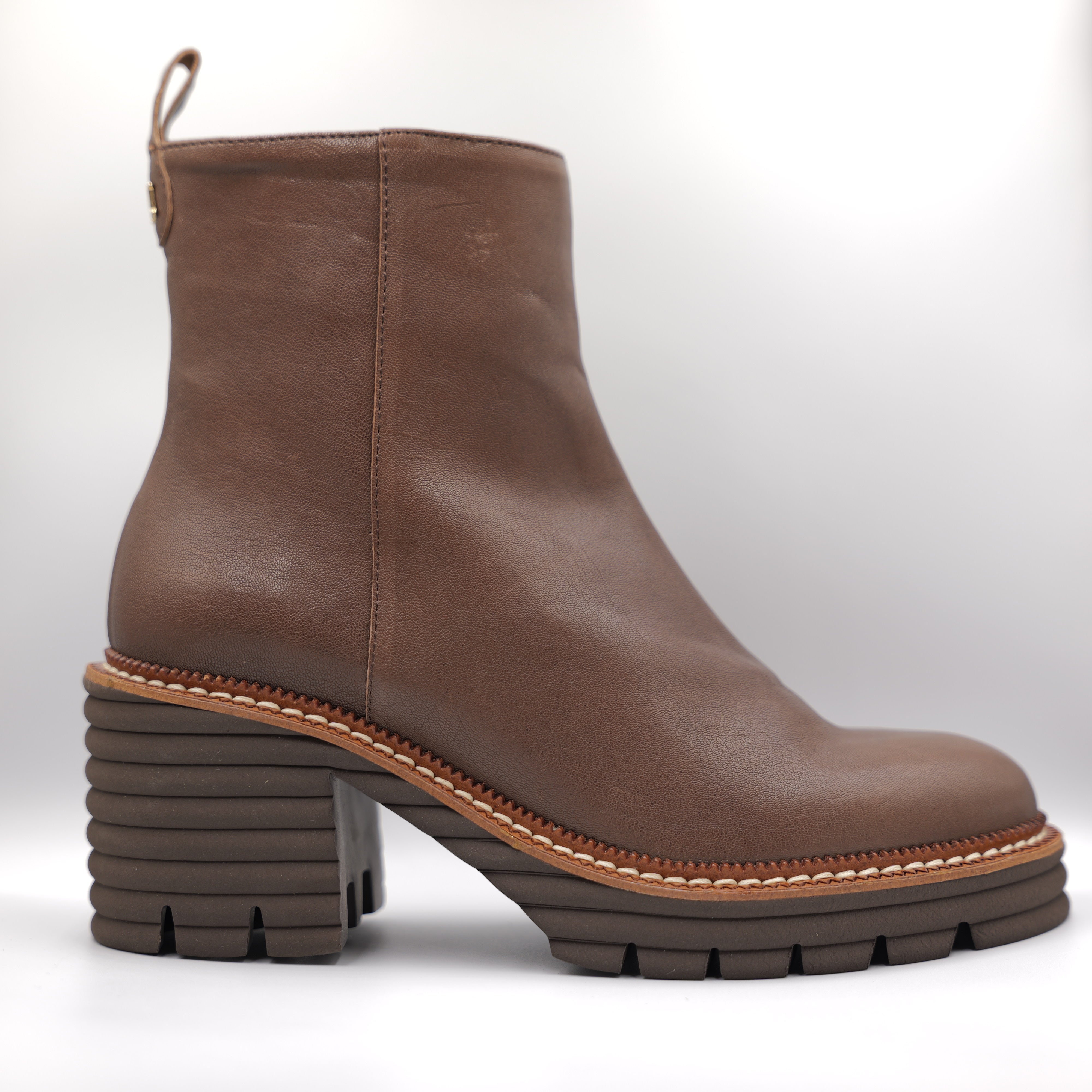 Pedro Miralles - Tronchetti in pelle con zip