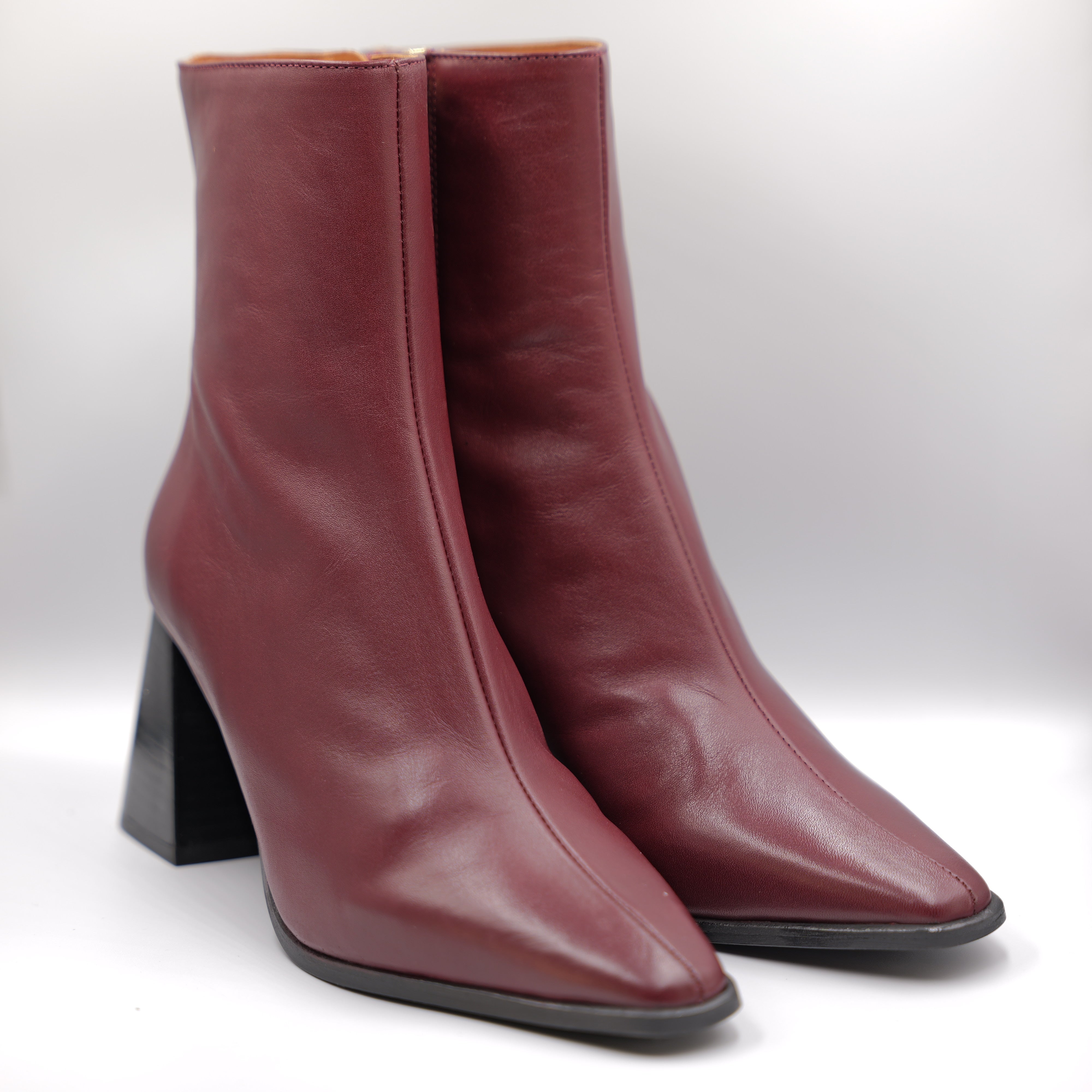 Angel Alarcon - Tronchetti in pelle con zip