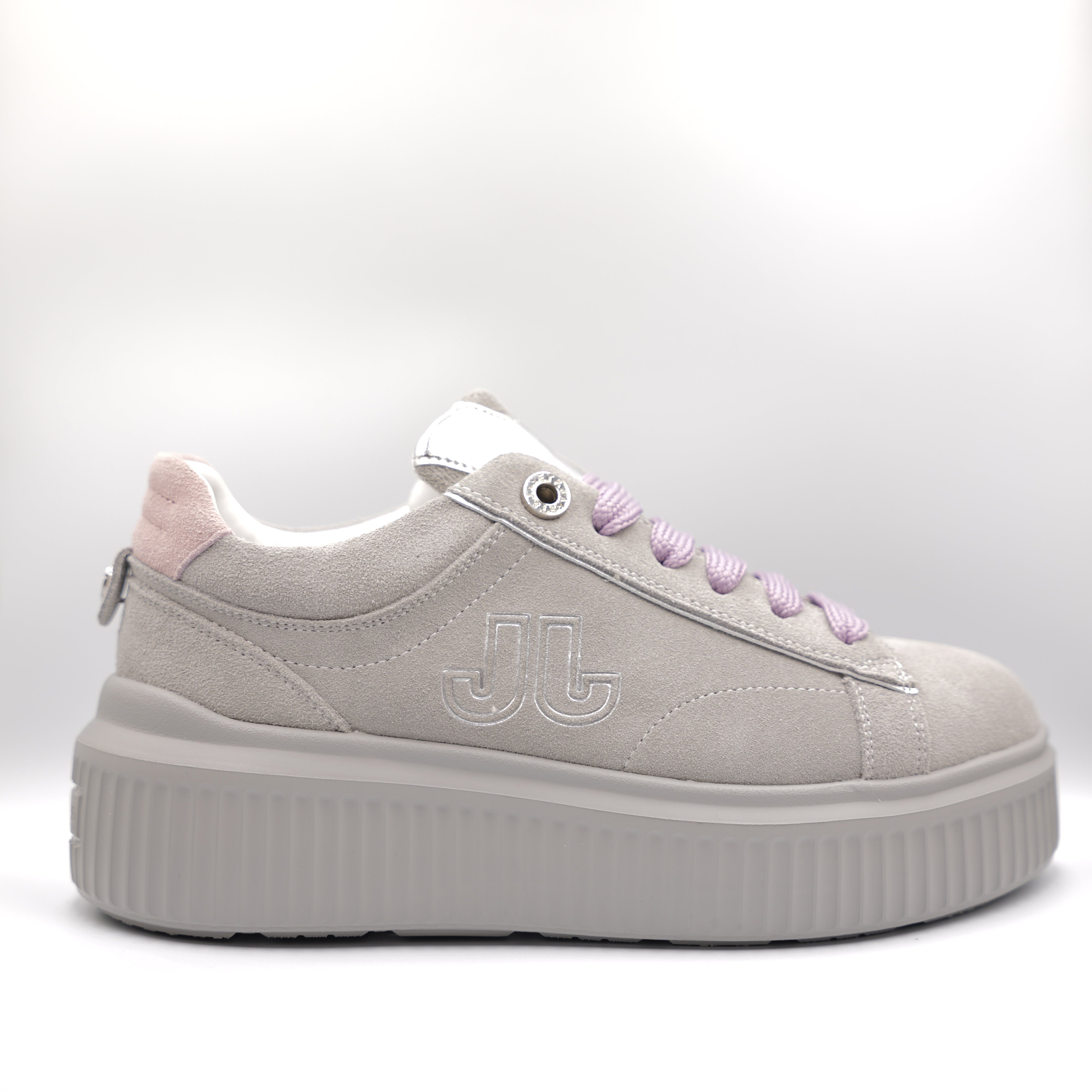 Janet - Sneakers in camoscio suola in gomma