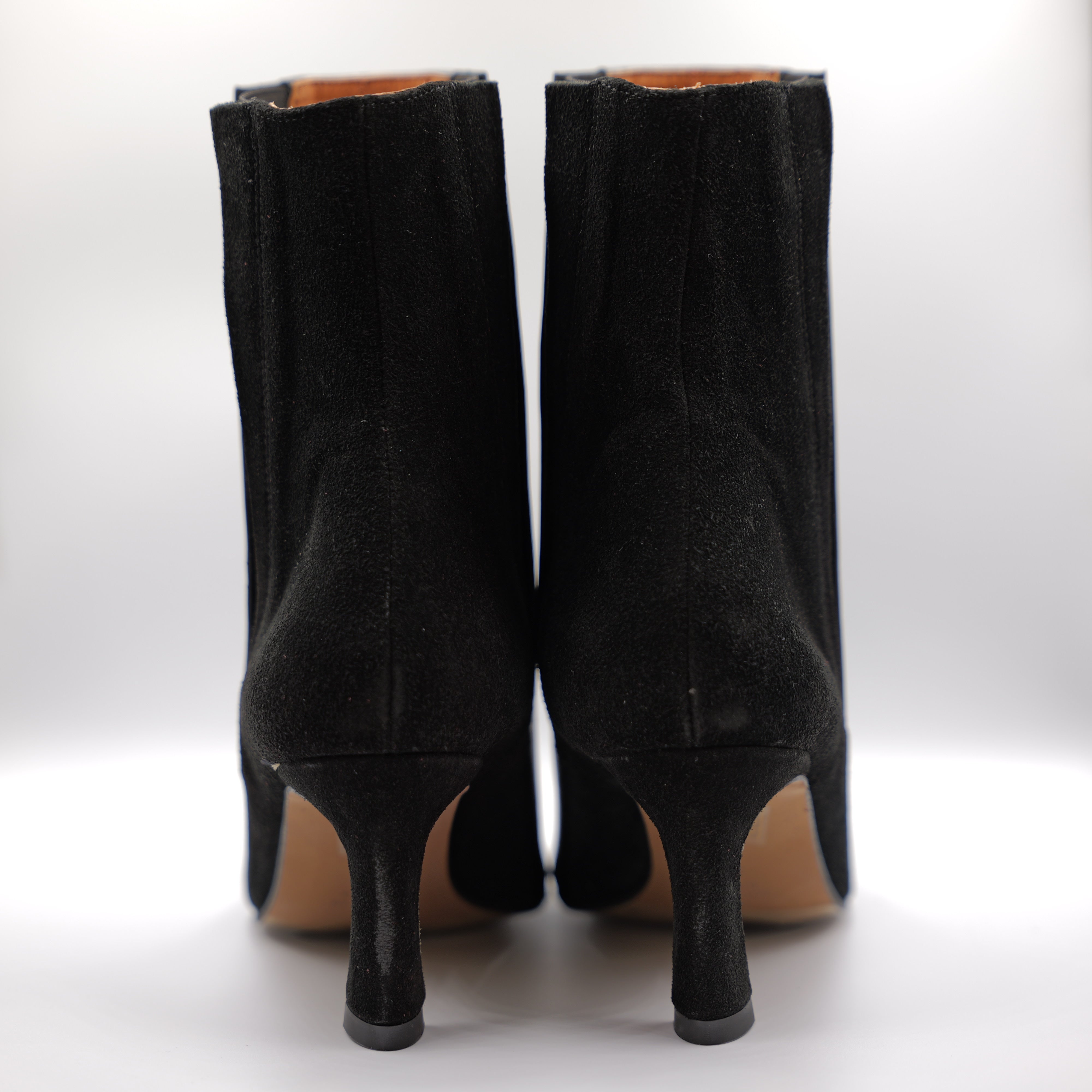 Angel Alarcon - Tronchetti in pelle e camoscio con elastico