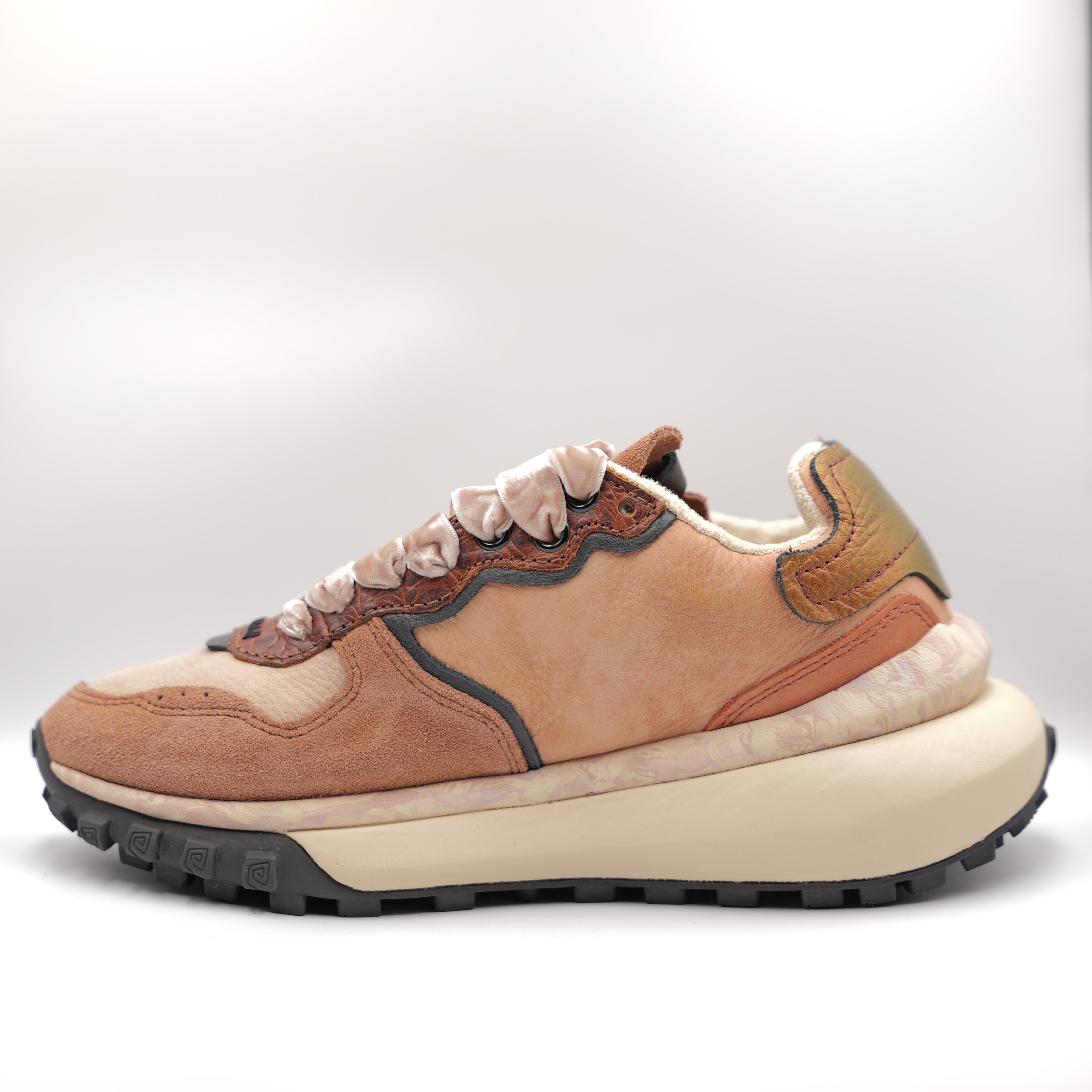 Satorisan - Sneakers in pelle e camoscio