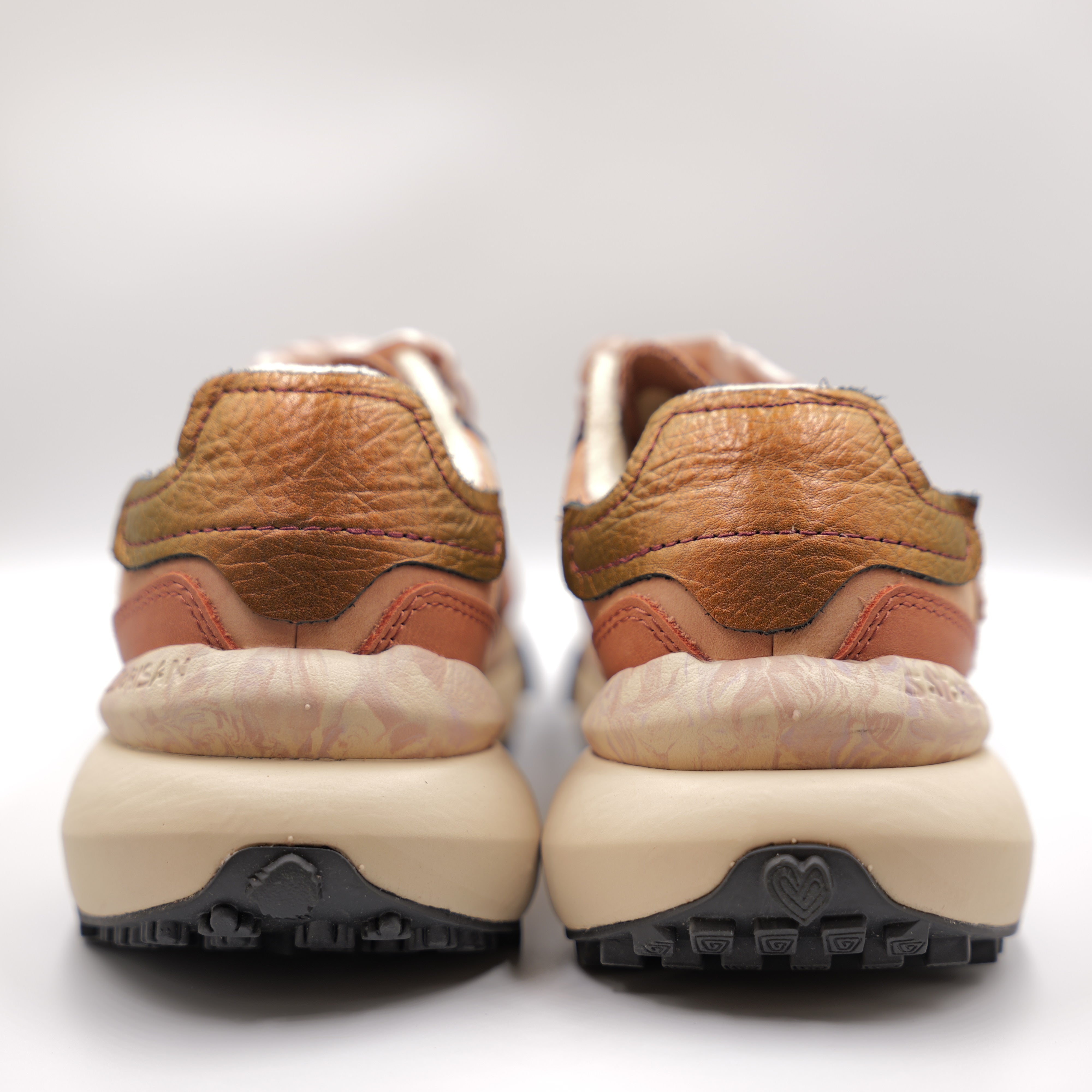 Satorisan - Sneakers in pelle e camoscio