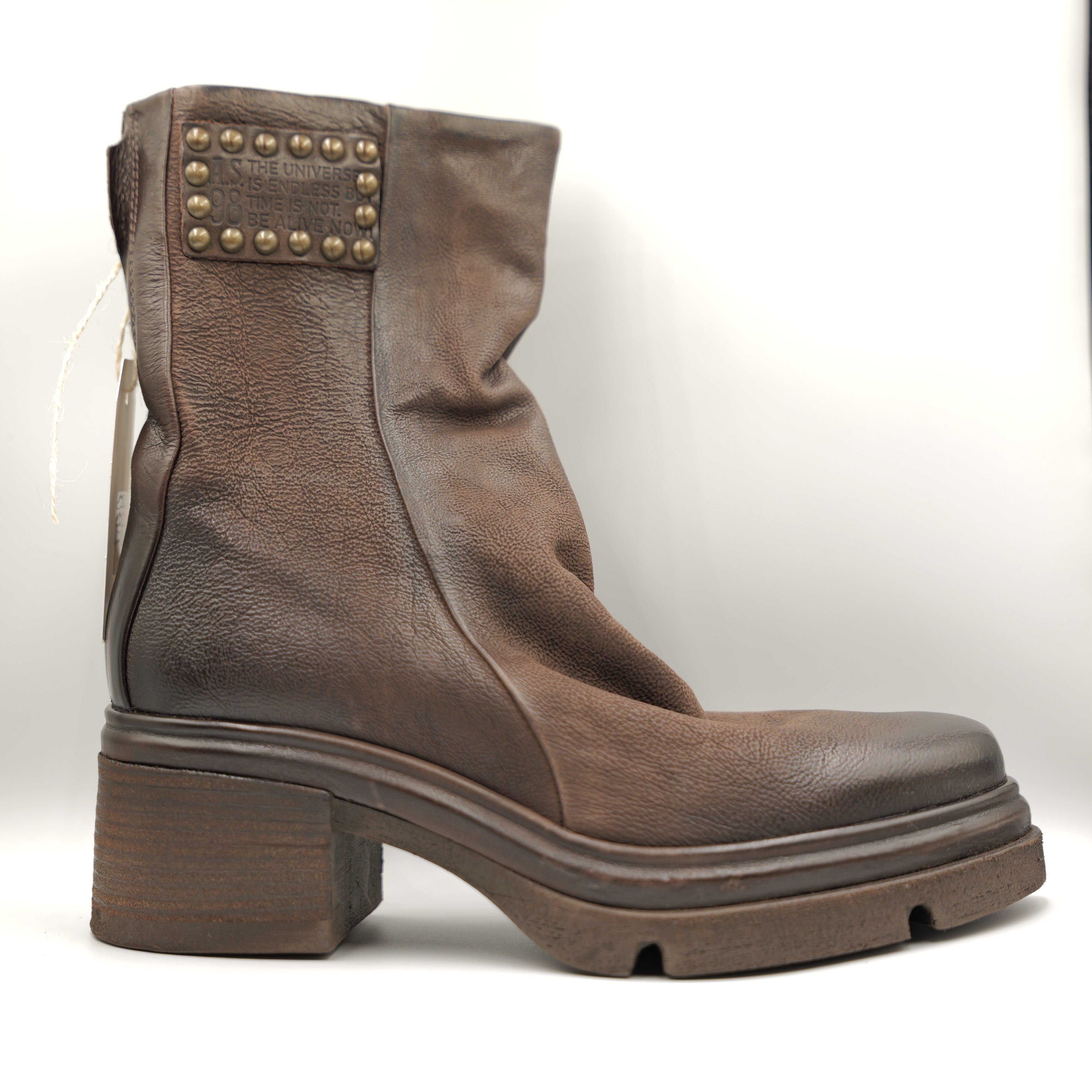 A.S.98 - Stivaletti in pelle con zip