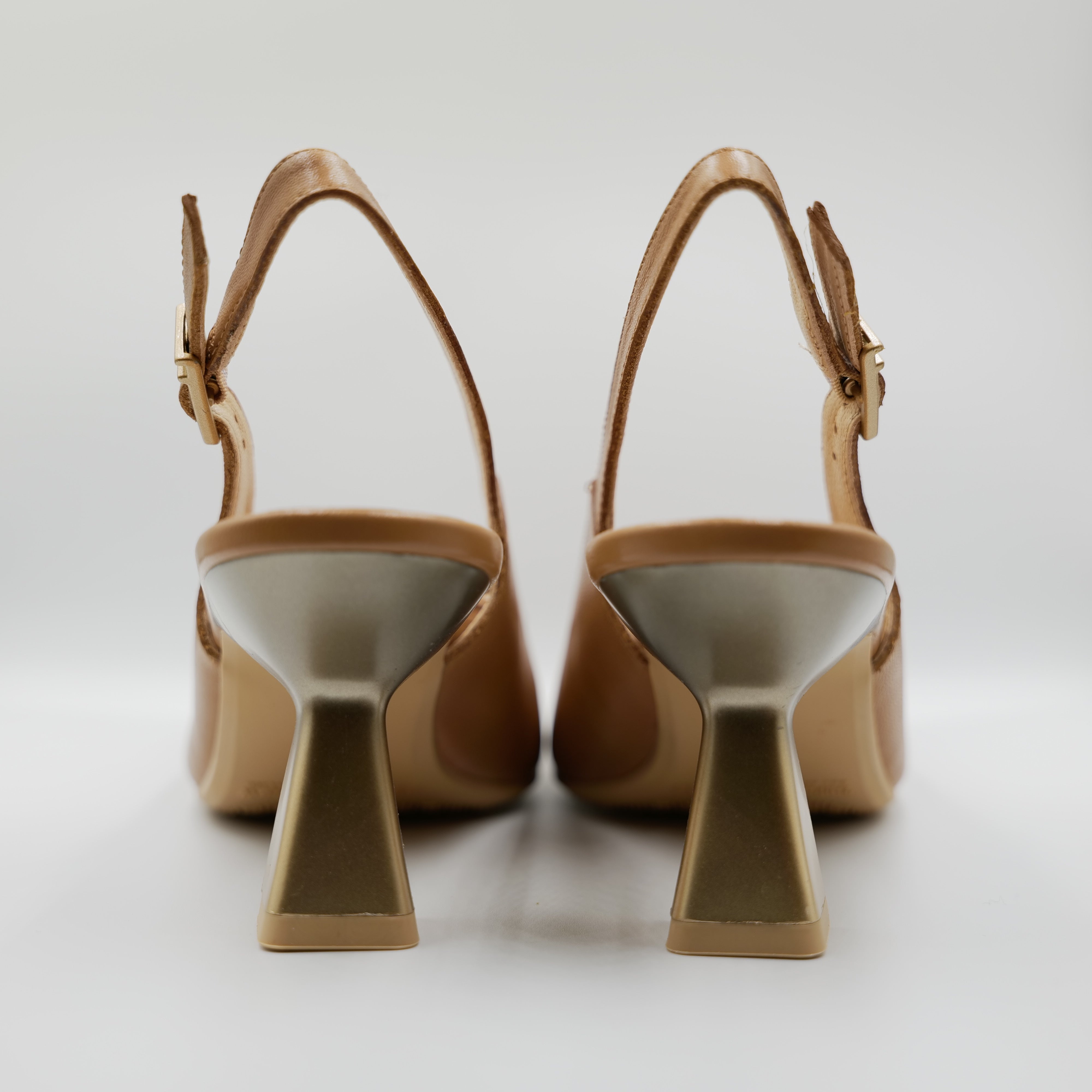 Hipanitas - Slingback in pelle con lacci