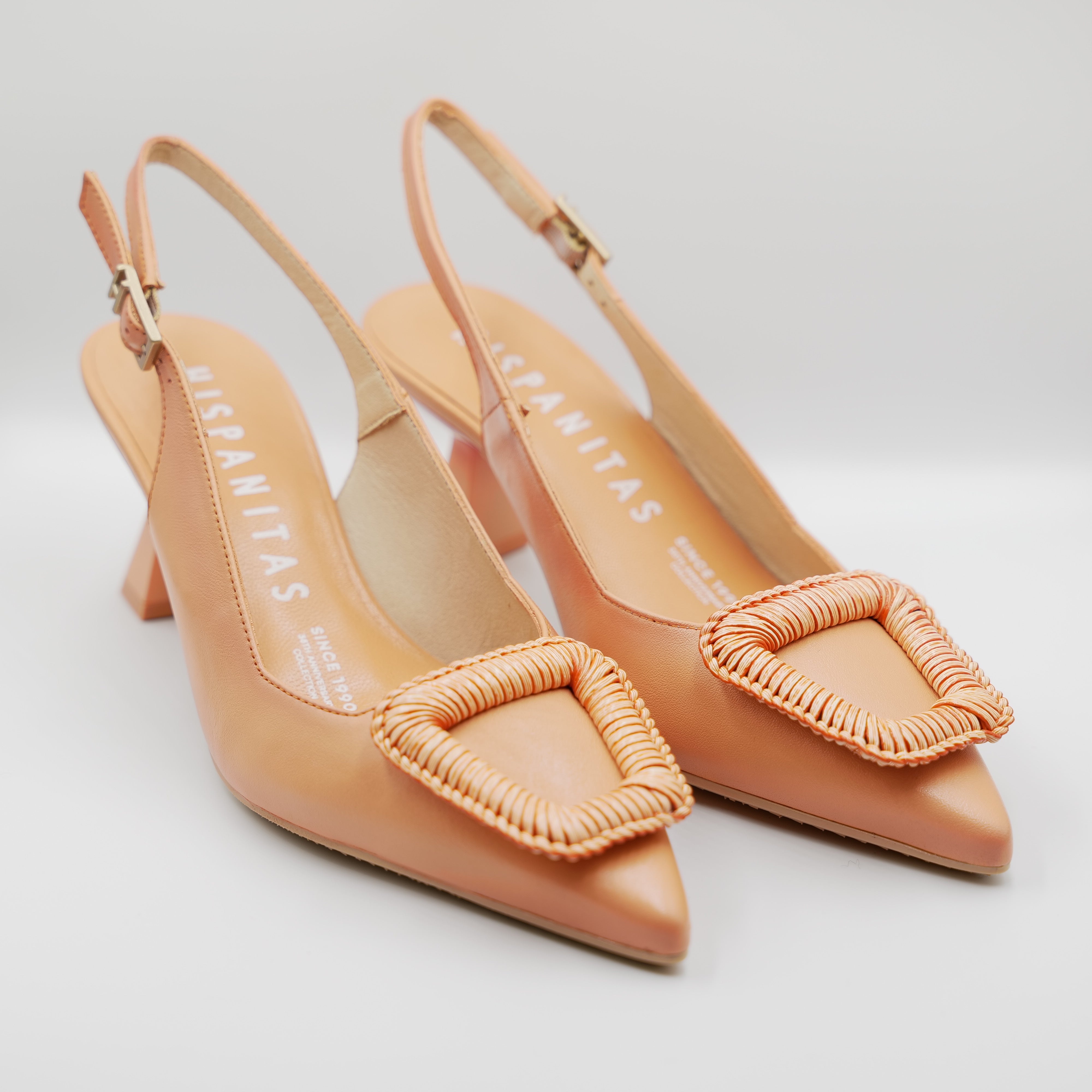 Hispanitas - Slingback in pelle con accessorio