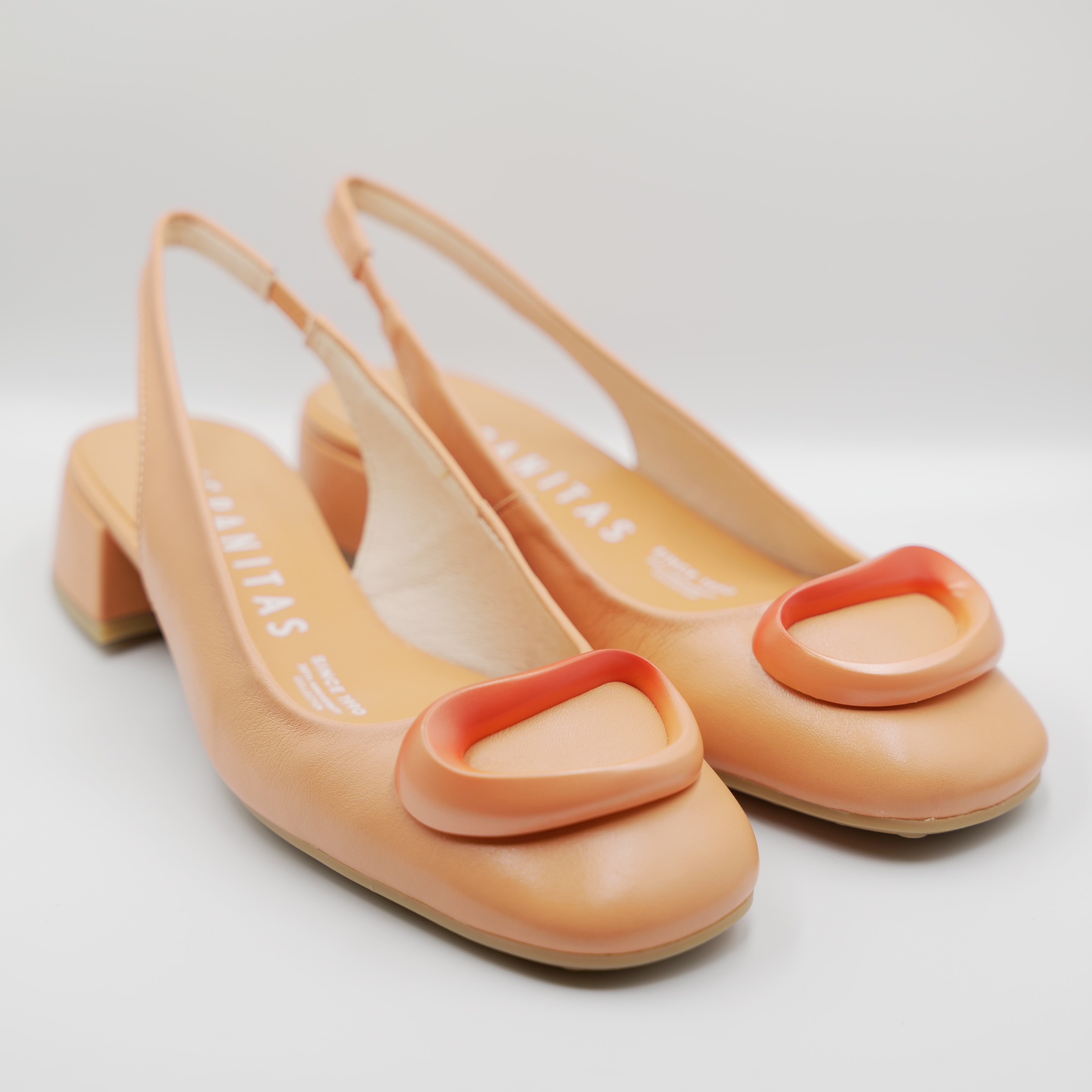 Hispanitas - Slingback in pelle con accessorio