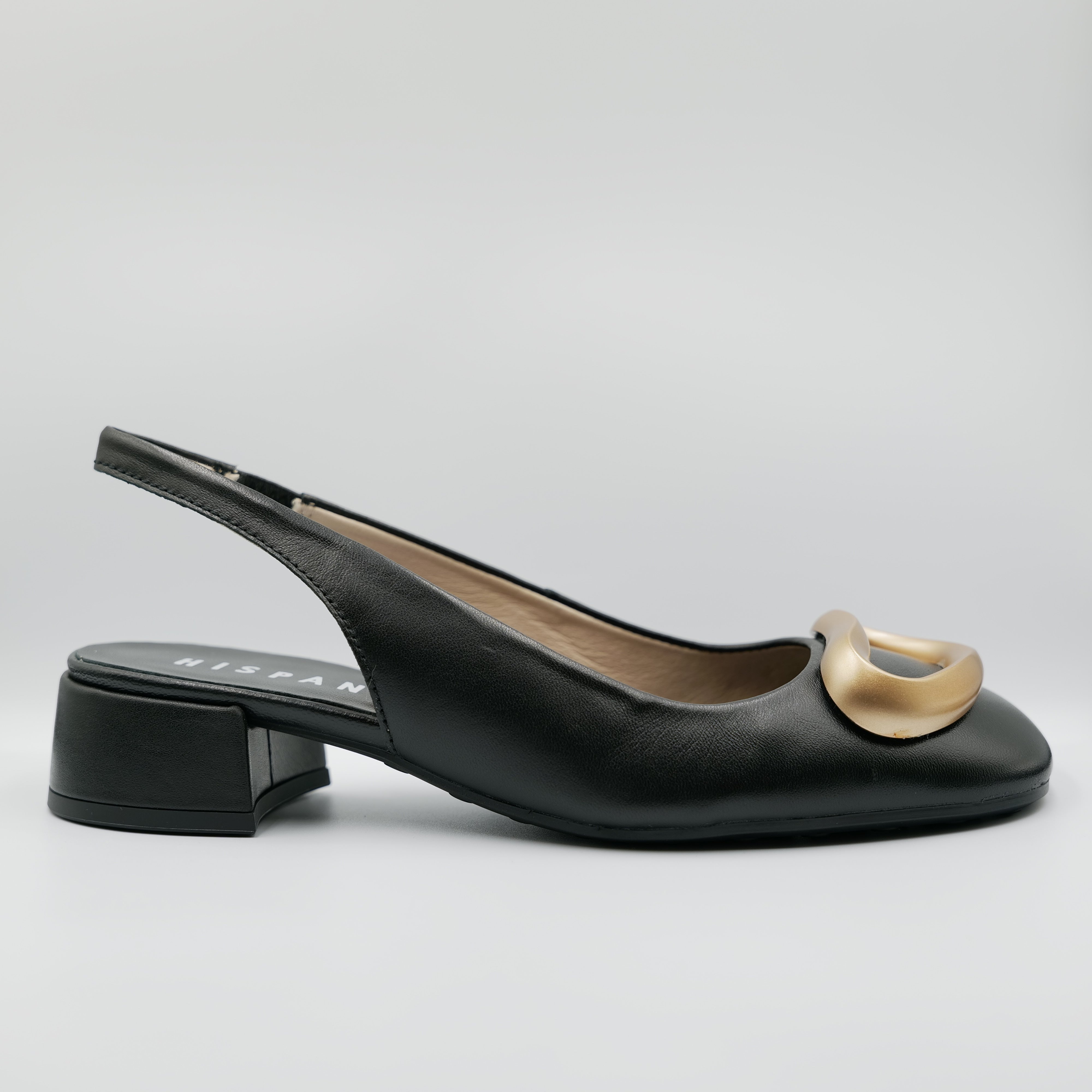 Hispanitas - Slingback in pelle con accessorio