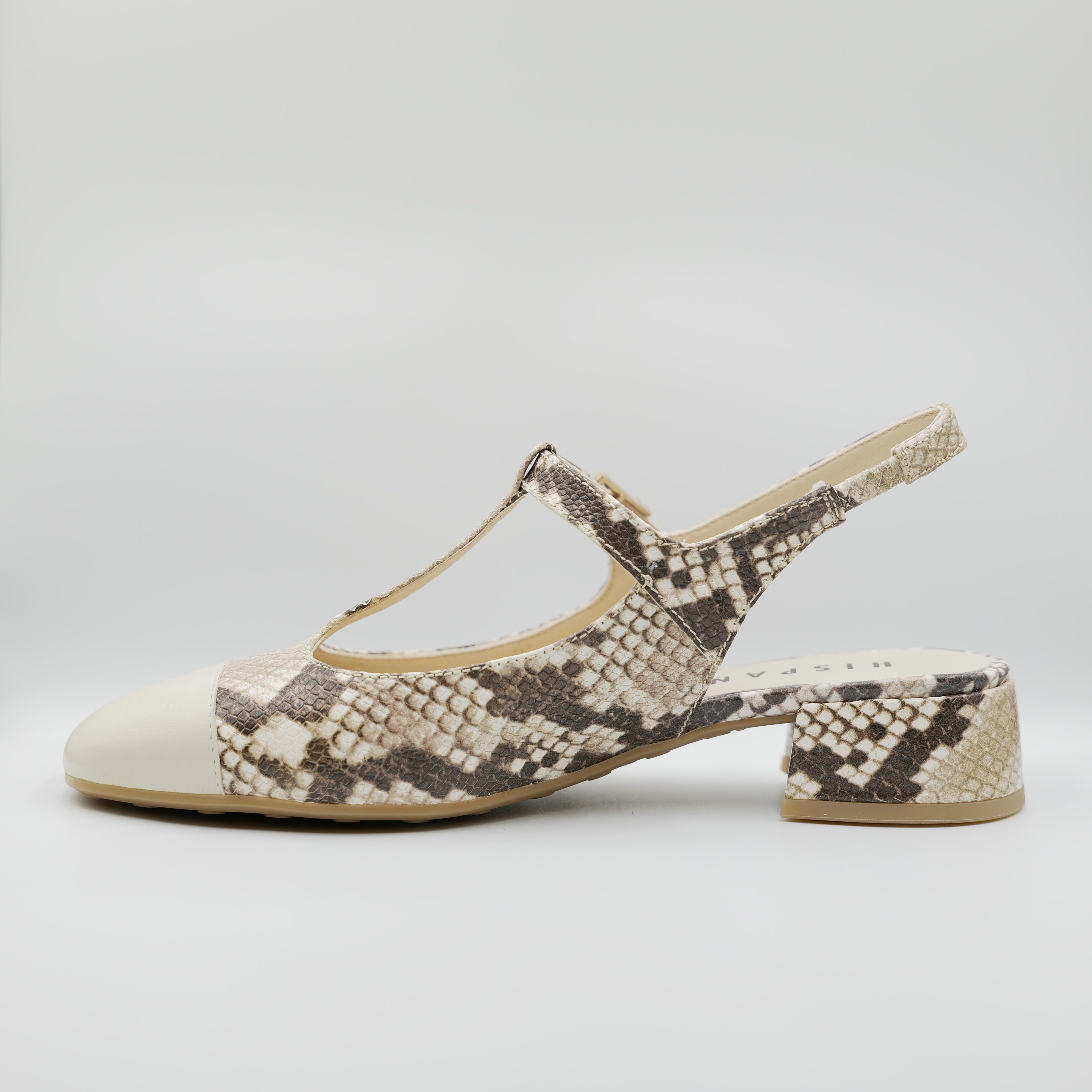 Hispanitas - Slingback in pelle con cinturino a T