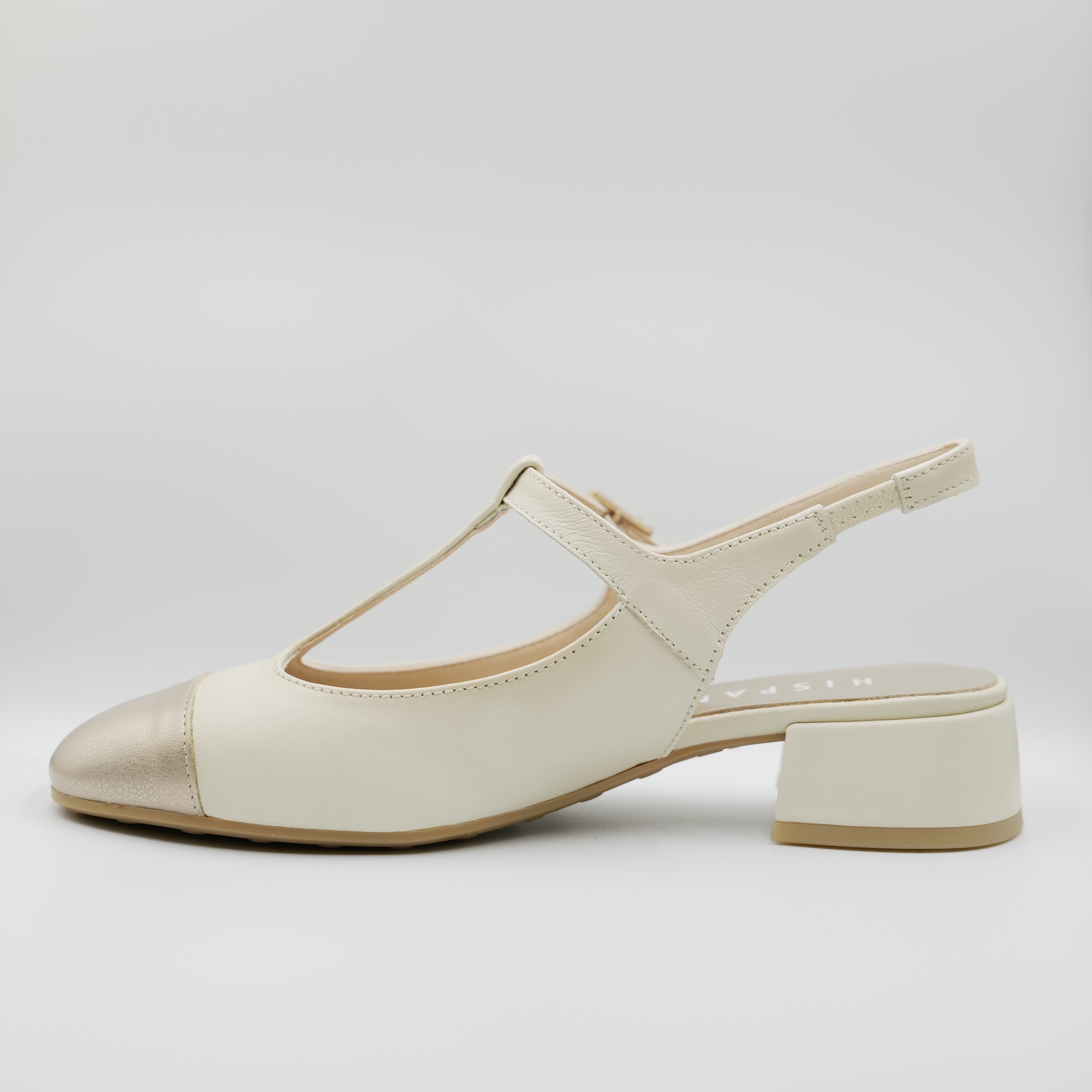 Hispanitas - Slingback in pelle con cinturino a T