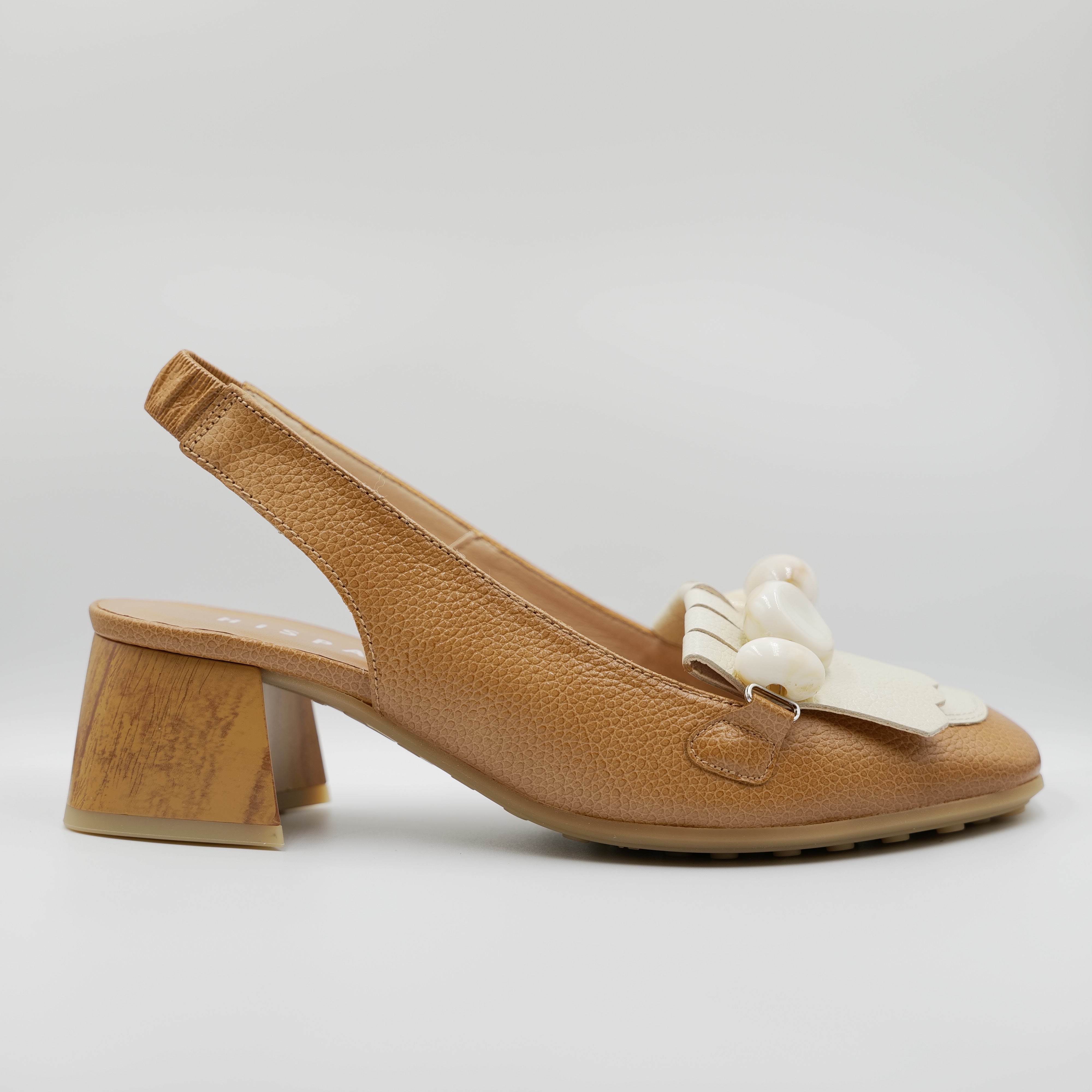 Hispanitas - Slingback in pelle con elastici