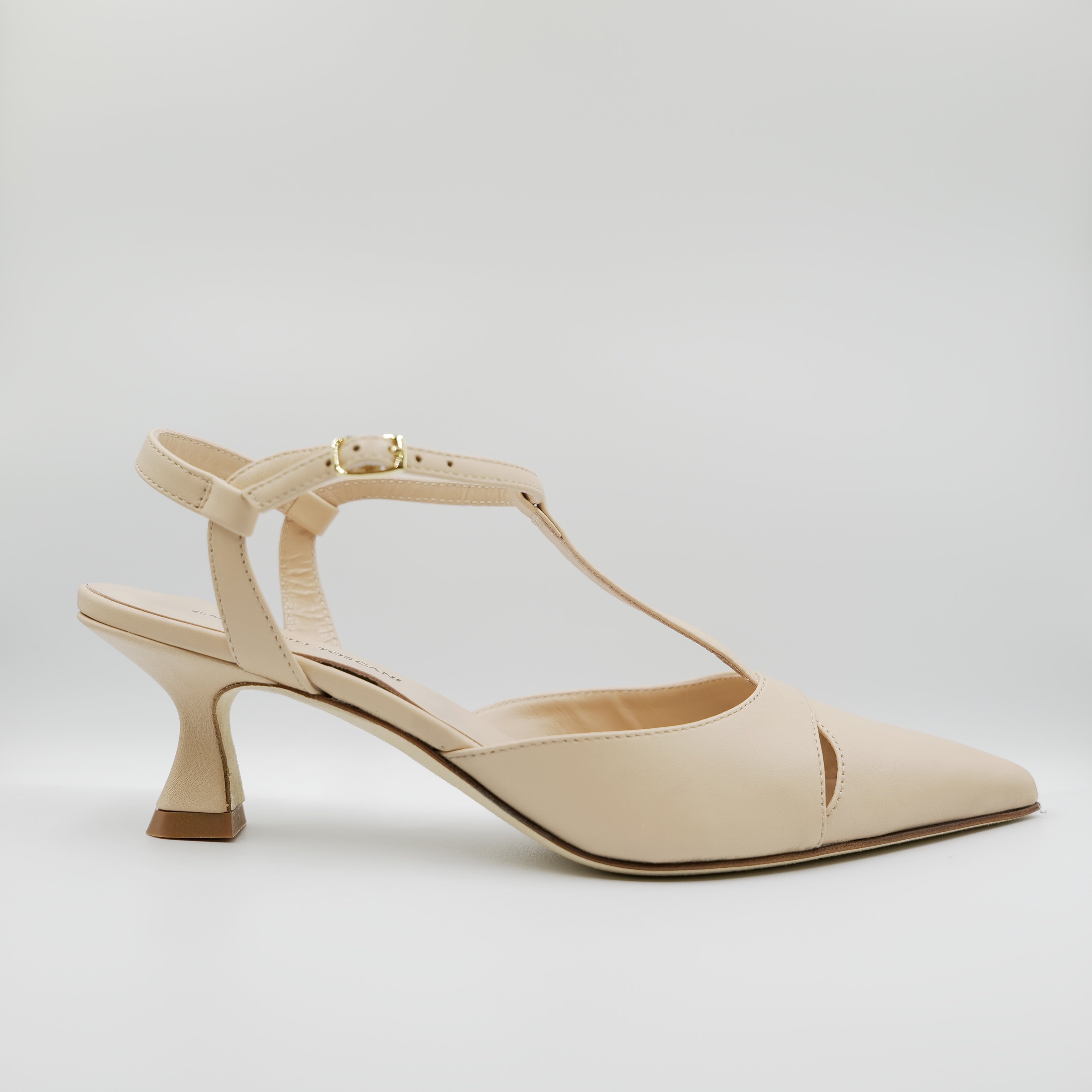 Calzaiuoli Toscani - Slingback in pelle con cinturino