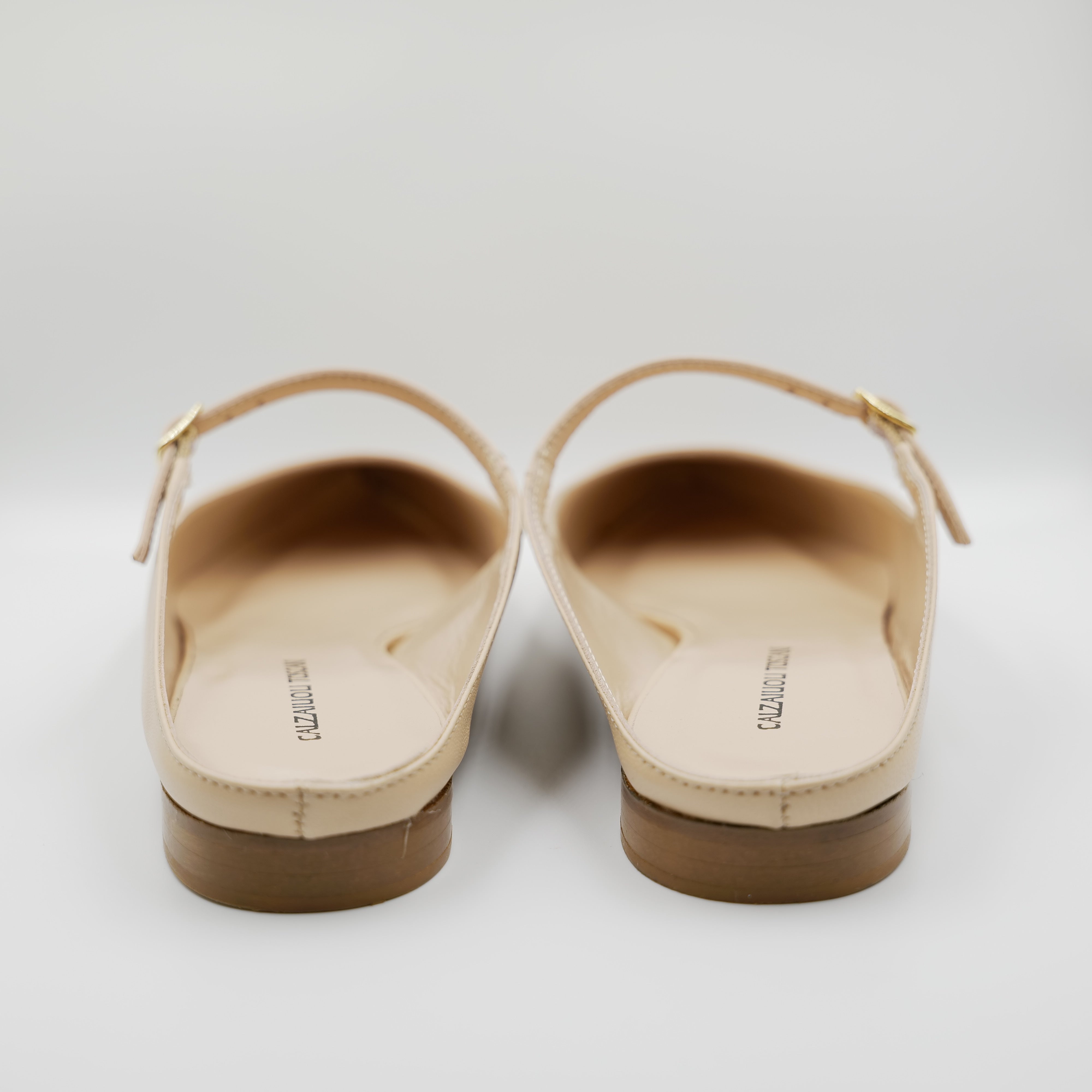 Calzaiuoli Toscani - Slingback in pelle con cinturino