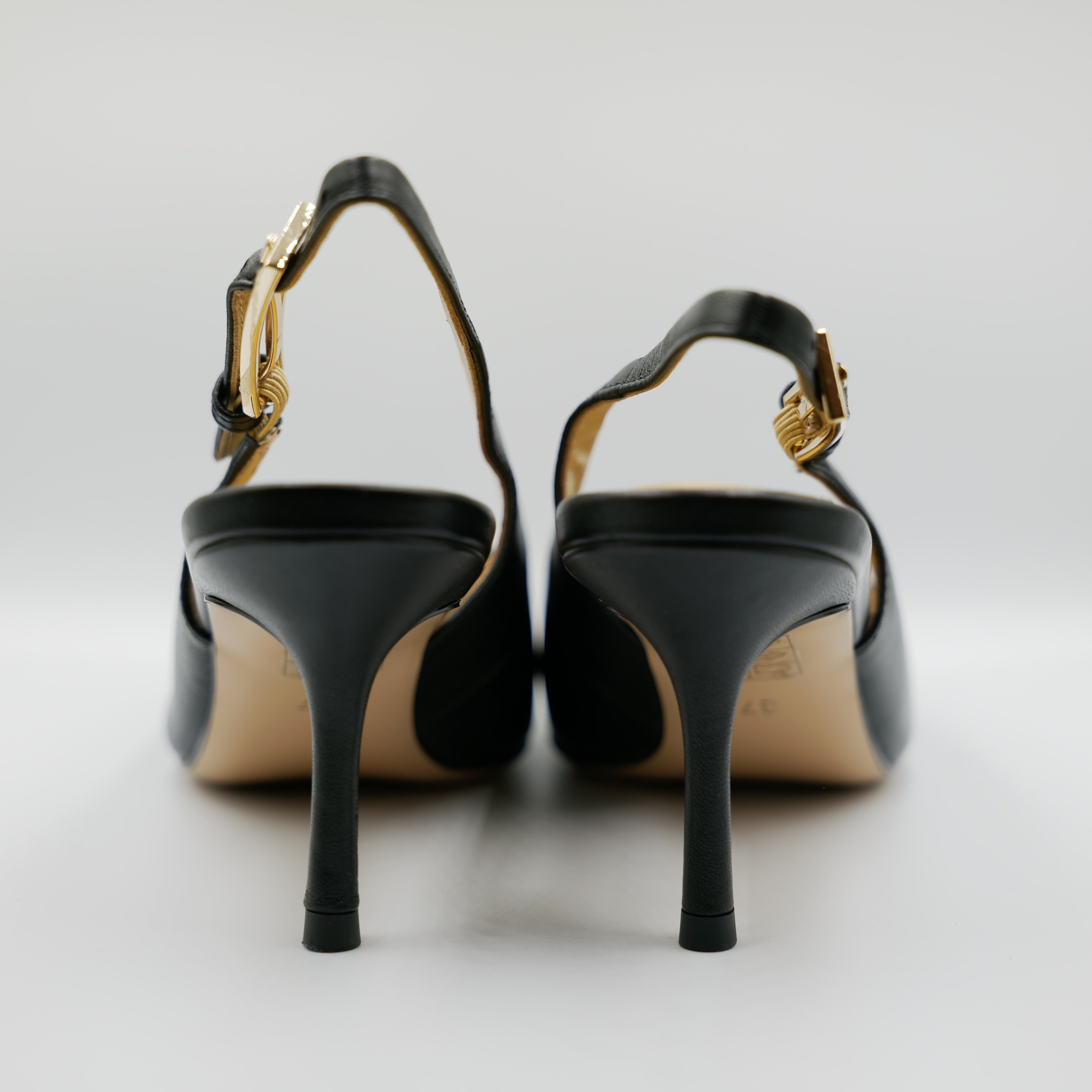 Chiconic - Slingback in pelle con cinturino