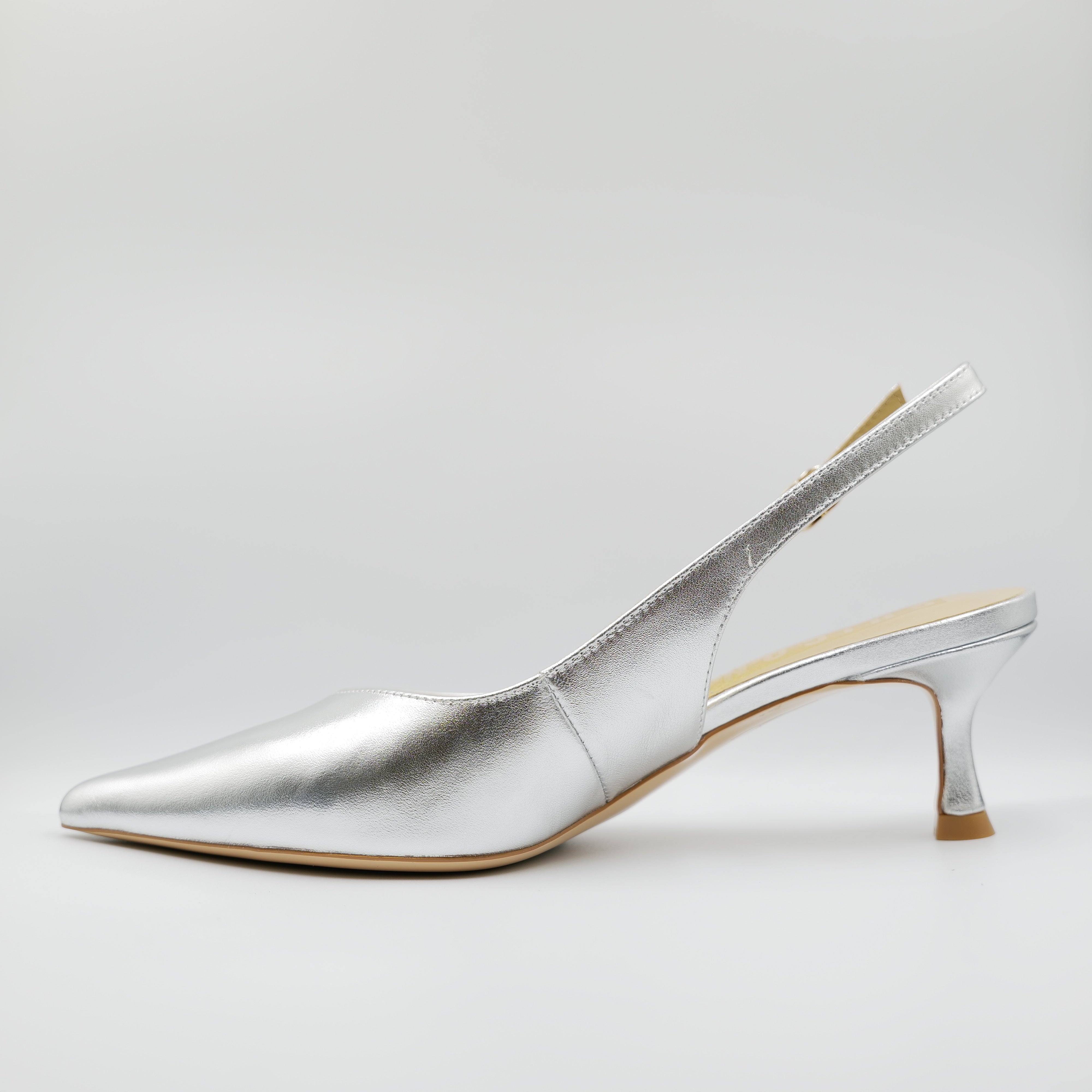 Chiconic - Slingback in pelle laminata con cinturino