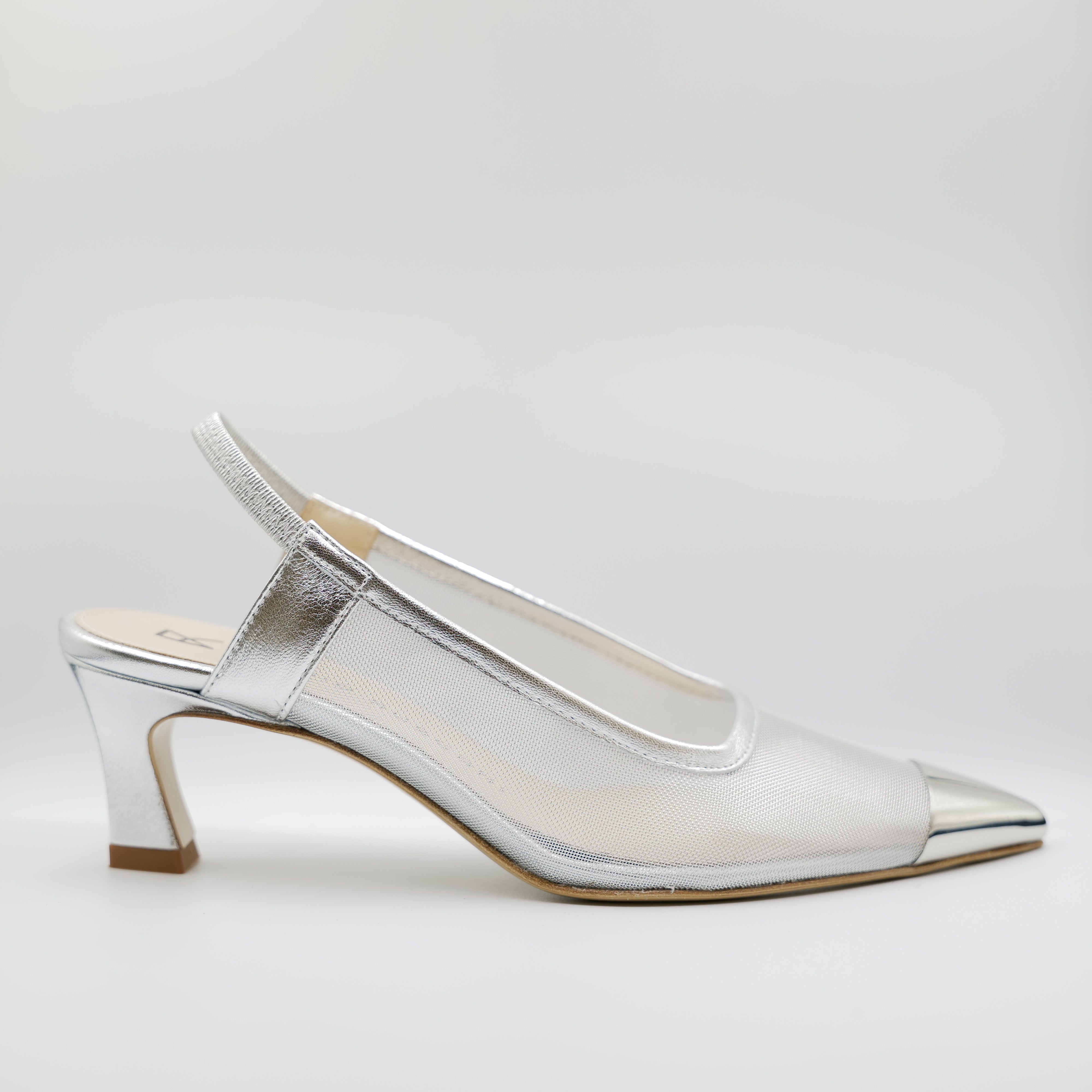 Fabio Rusconi - Slingback in nappa e rete con elastico