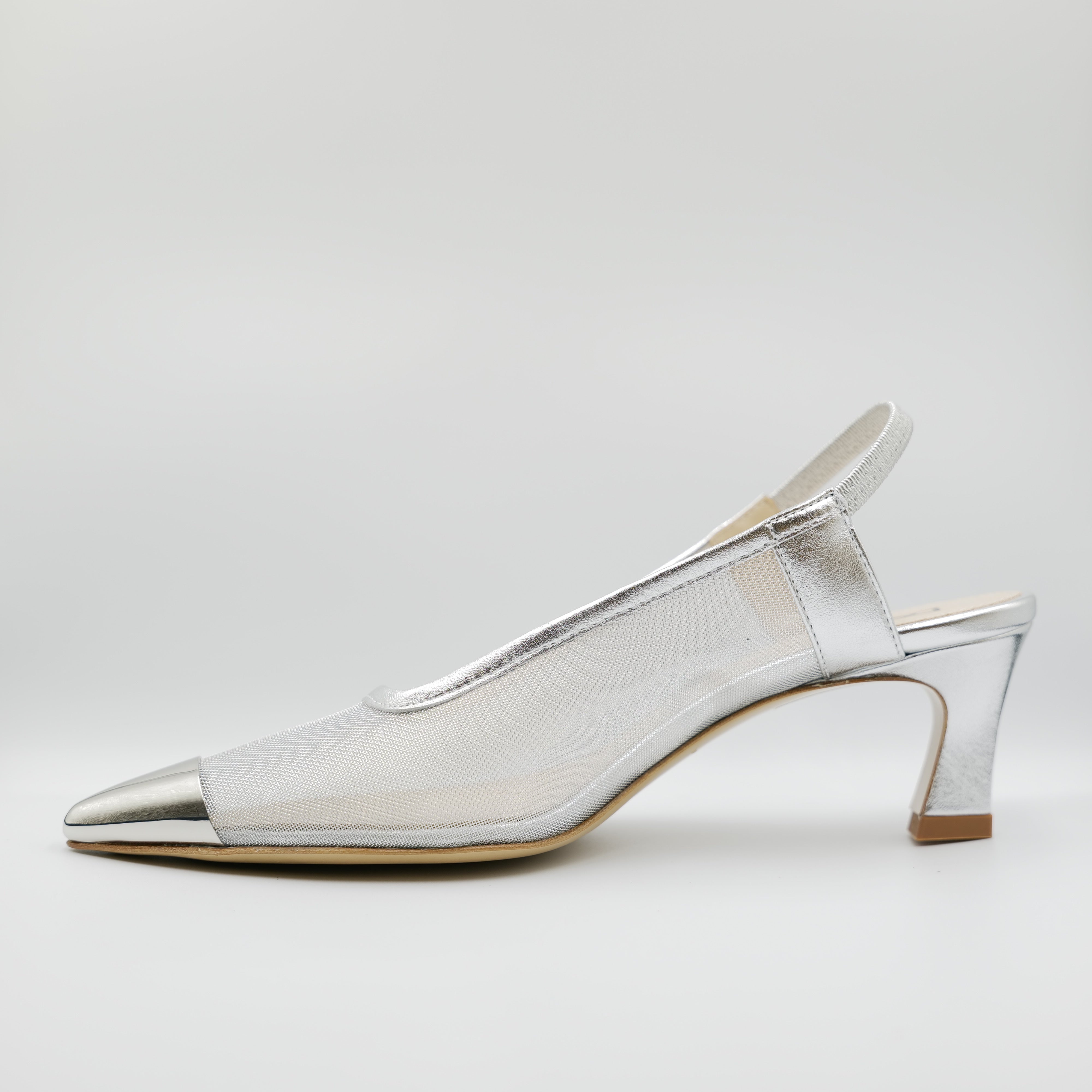 Fabio Rusconi - Slingback in nappa e rete con elastico